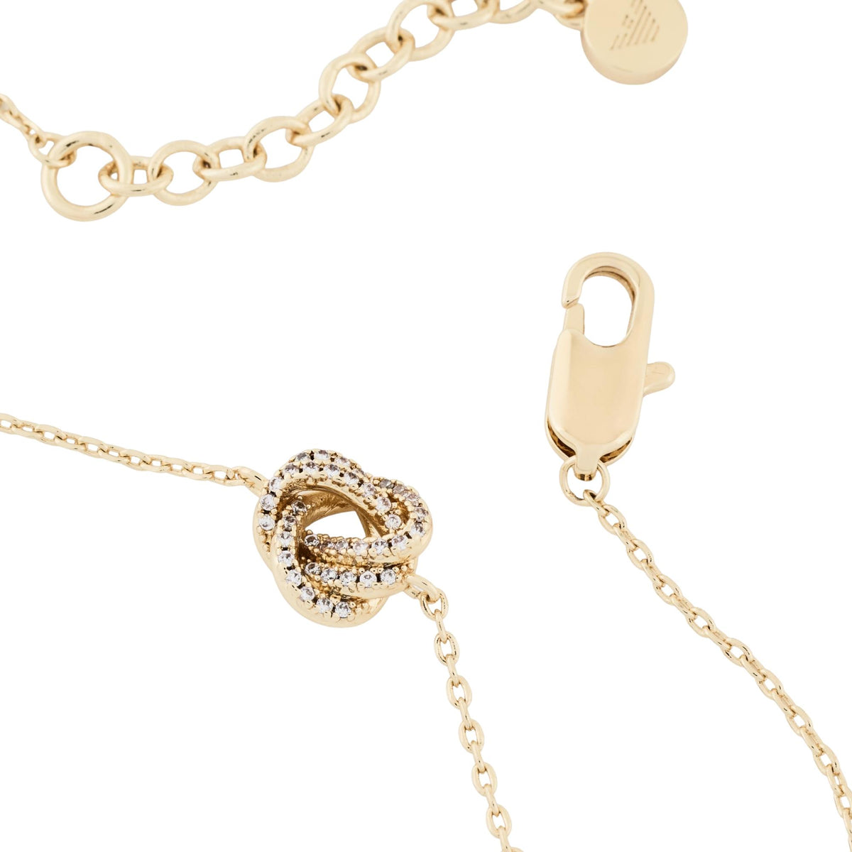 Emporio Armani Sentimental Gold Brass Ladies Station Bracelet EGS3425710