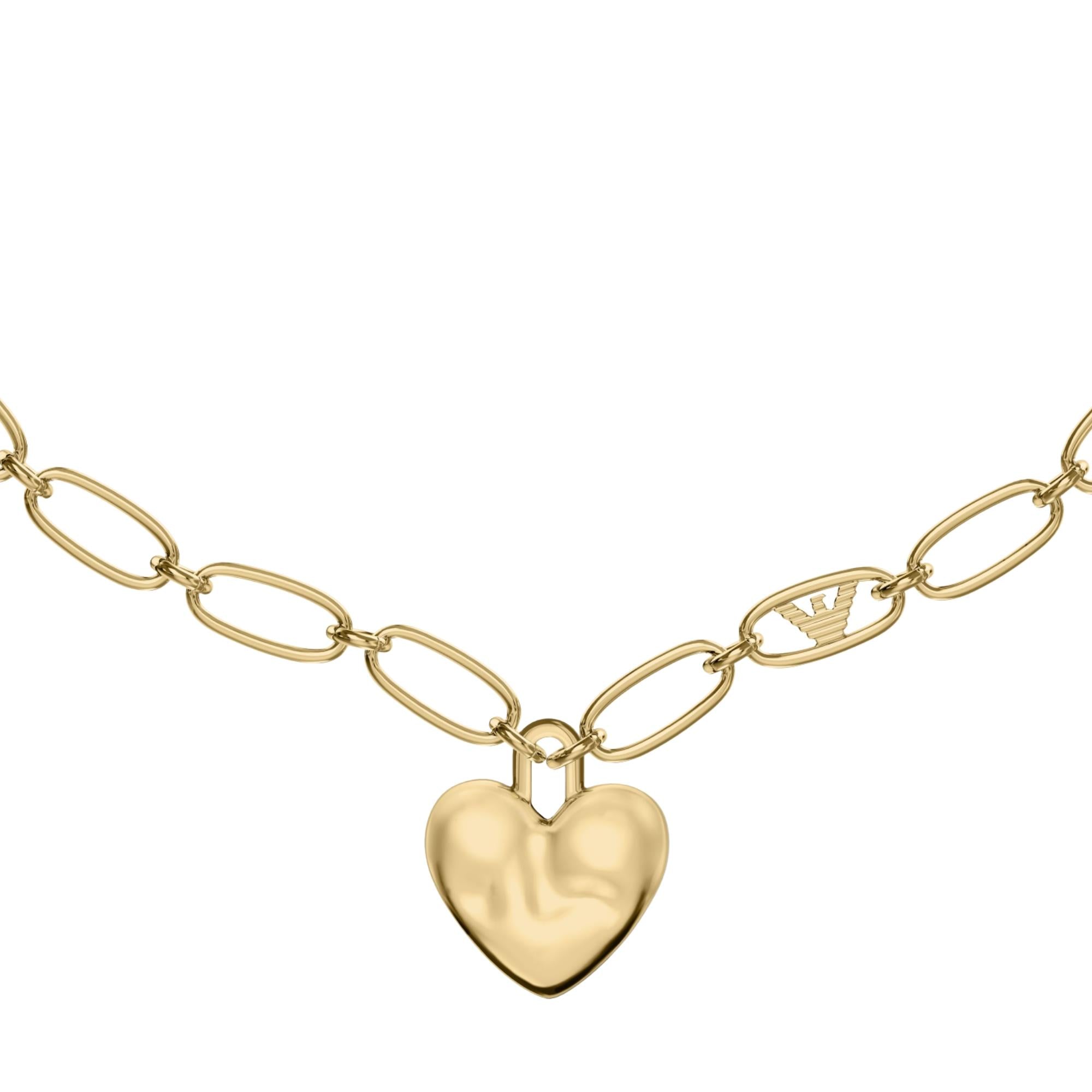 Emporio Armani Iconic Trend Gold Brass Ladies Necklace EGS3406710