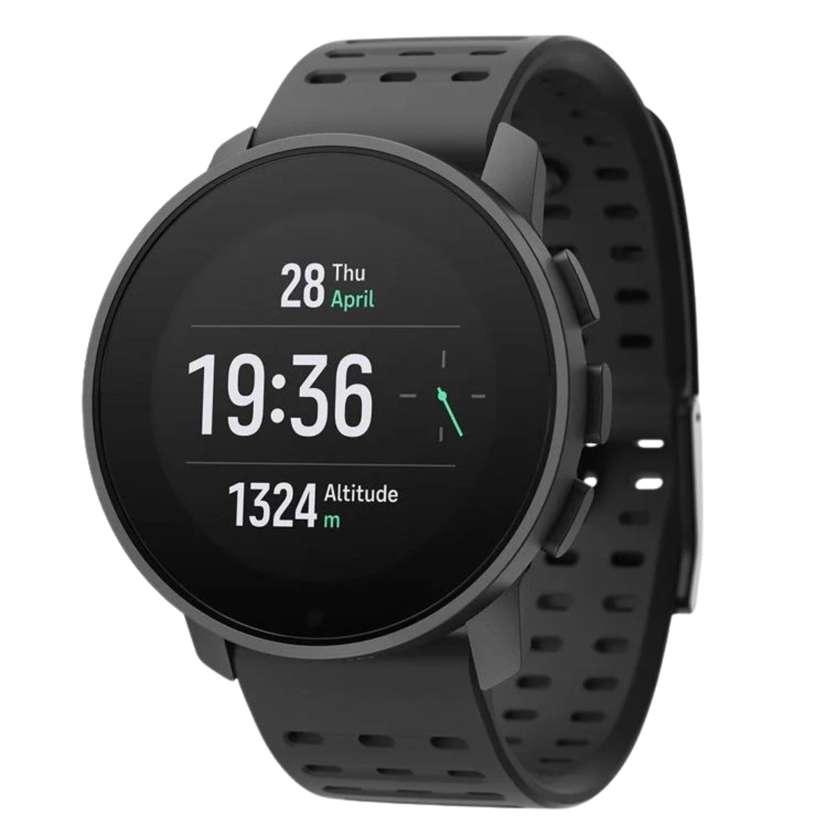 Suunto 9 Peak Pro 43mm Digital All Black Silicone Smart Fitness Watch SS050807000