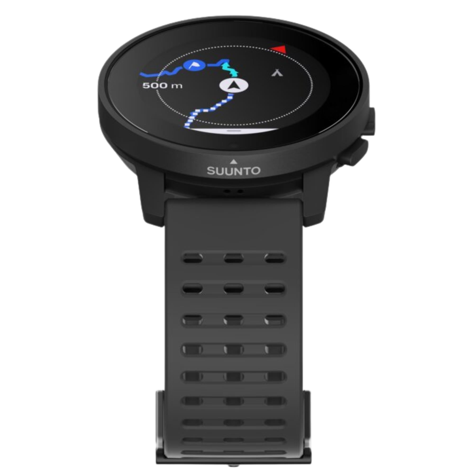 Suunto 9 Peak Pro 43mm Digital All Black Silicone Smart Fitness Watch SS050807000