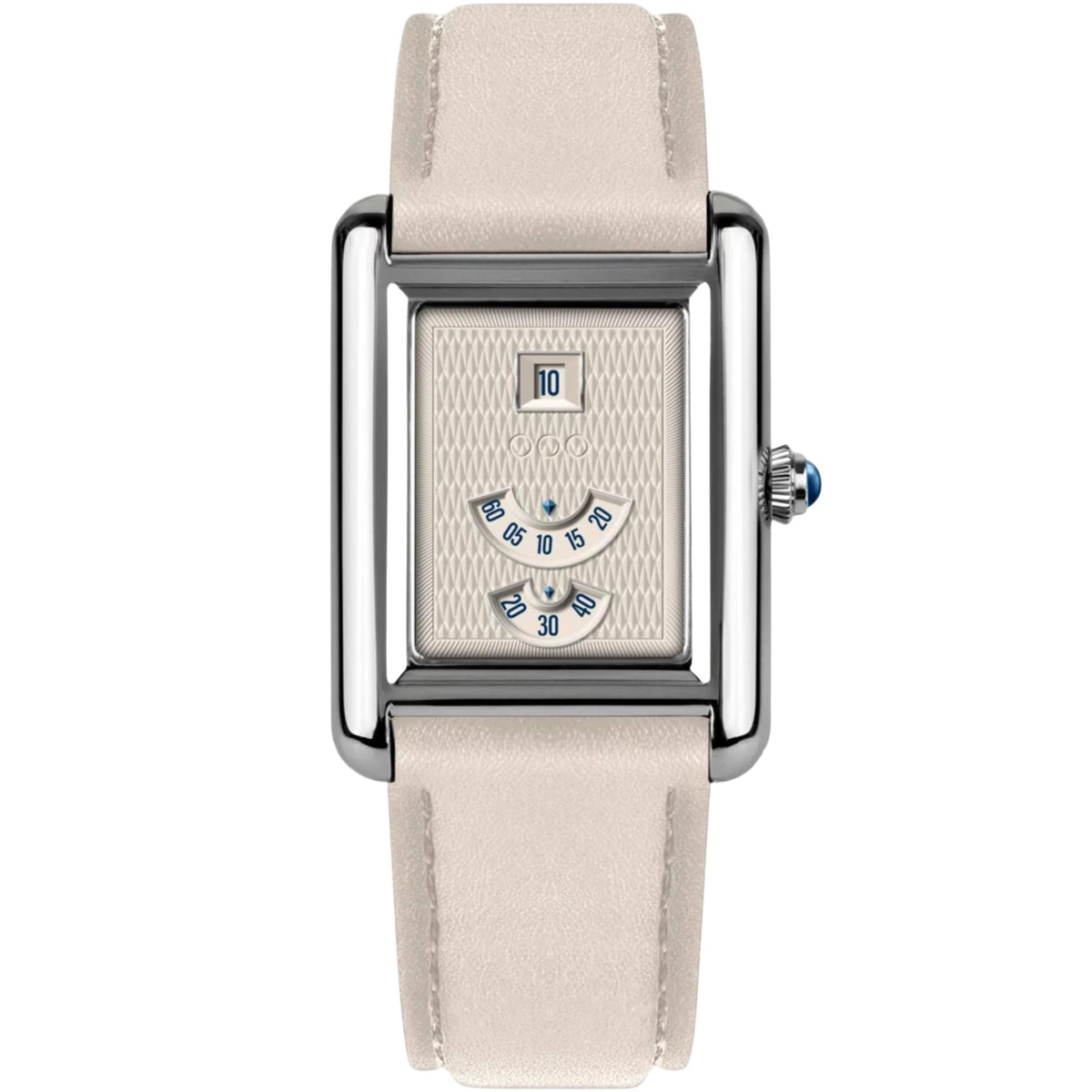 Out of Order Forma Venti Jump-Hour 30.5mm White Dial Leather Automatic Watch F20WG1C.316
