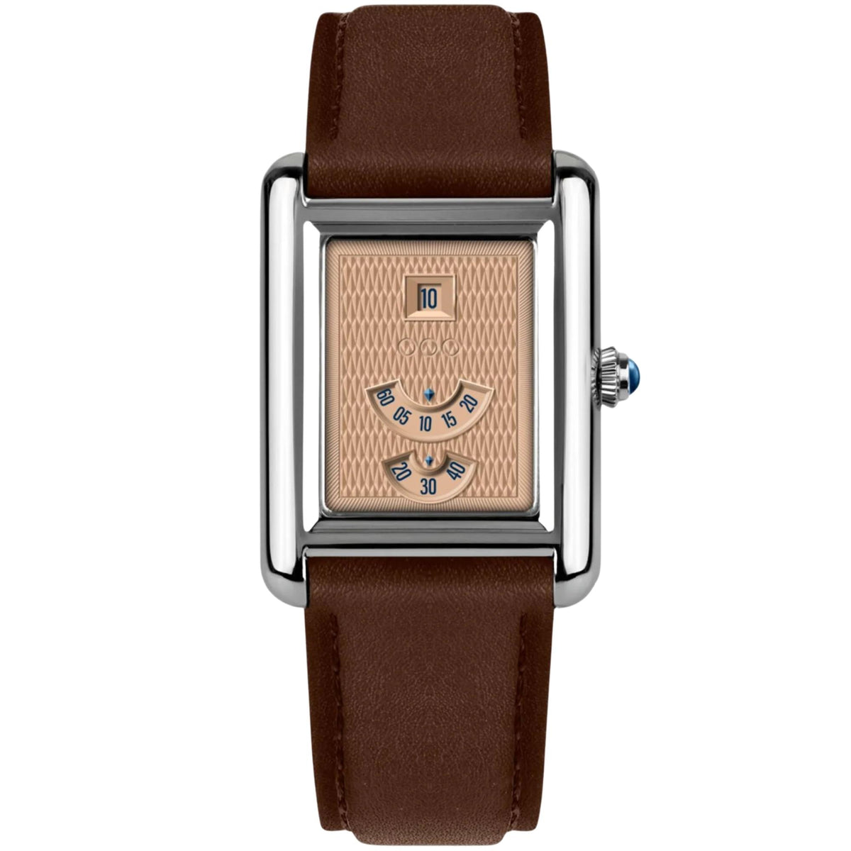 Out of Order Forma Venti Jump-Hour 30.5mm Pink Dial Leather Automatic Watch F20473C.316