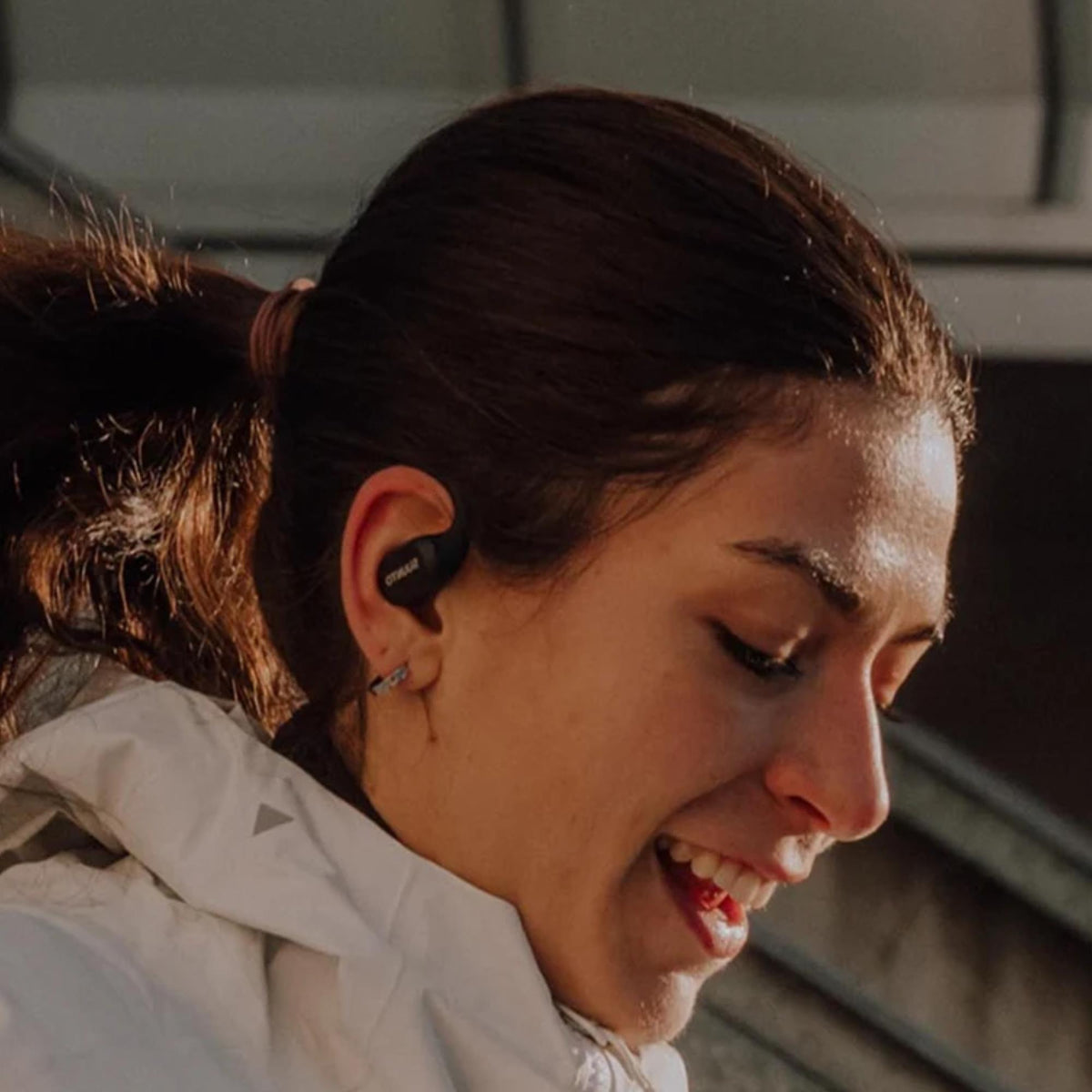 Suunto Spark Open-Ear Black Silicone and Titanium Bluetooth Headphones SS051356000