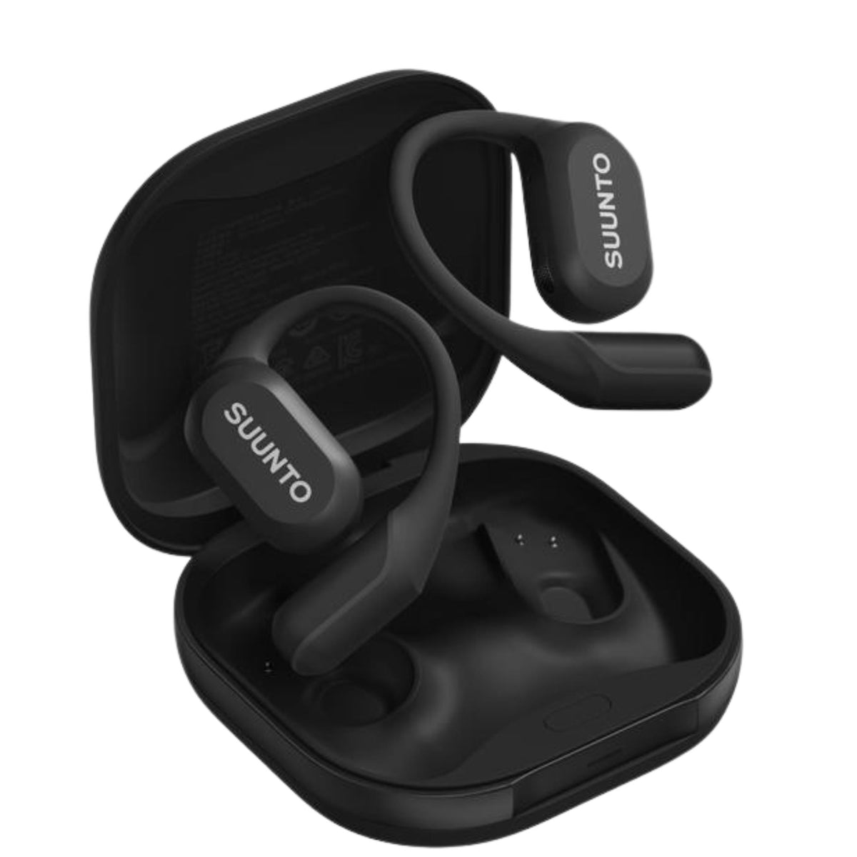 Suunto Spark Open-Ear Black Silicone and Titanium Bluetooth Headphones SS051356000