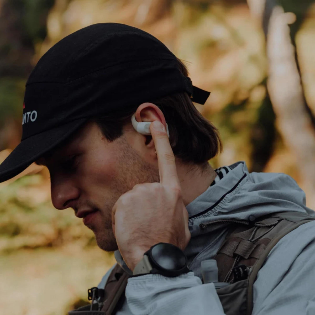 Suunto Spark Open-Ear White Silicone and Titanium Bluetooth Headphones SS051493000