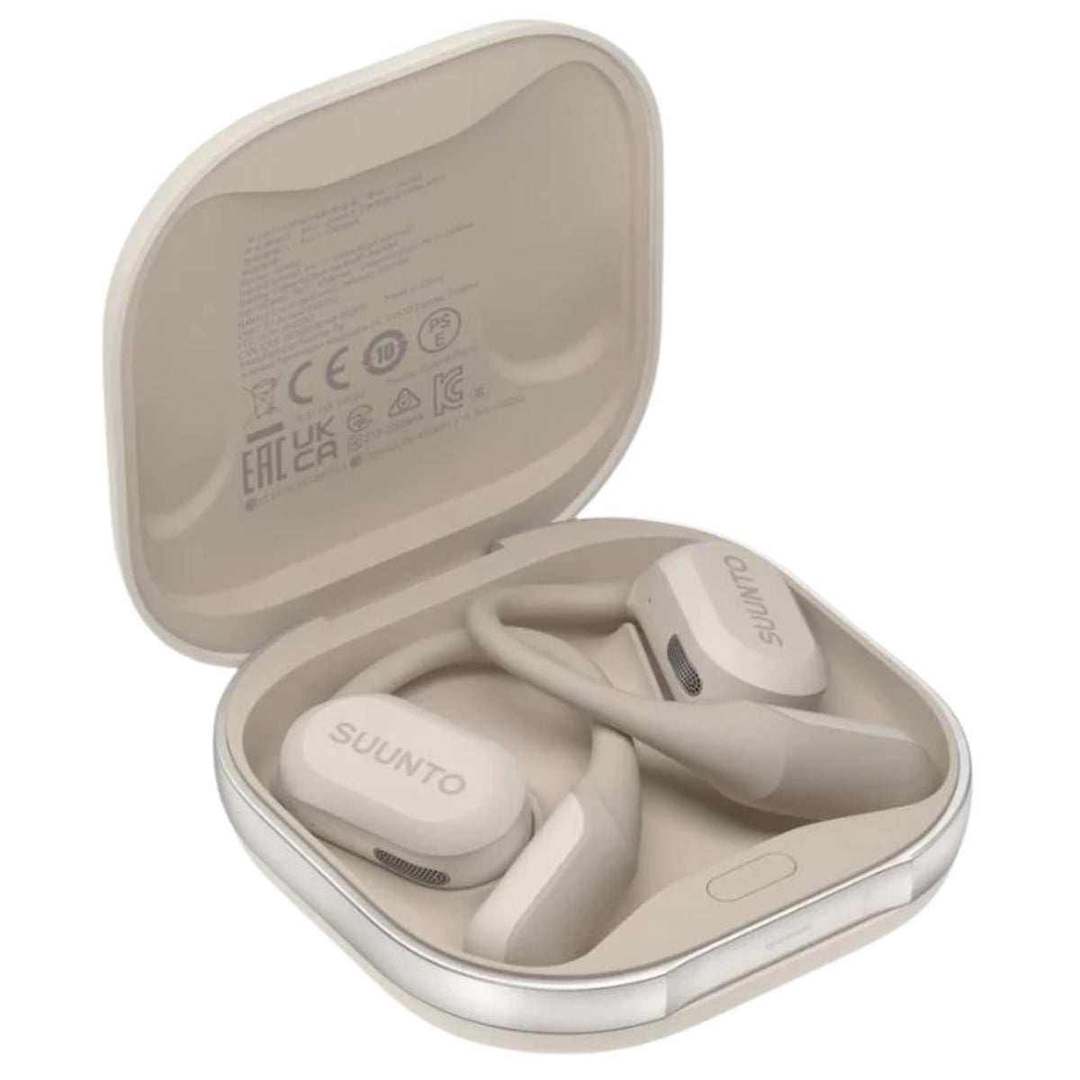 Suunto Spark Open-Ear White Silicone and Titanium Bluetooth Headphones SS051493000
