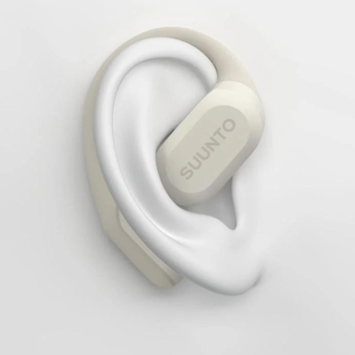 Suunto Spark Open-Ear White Silicone and Titanium Bluetooth Headphones SS051493000