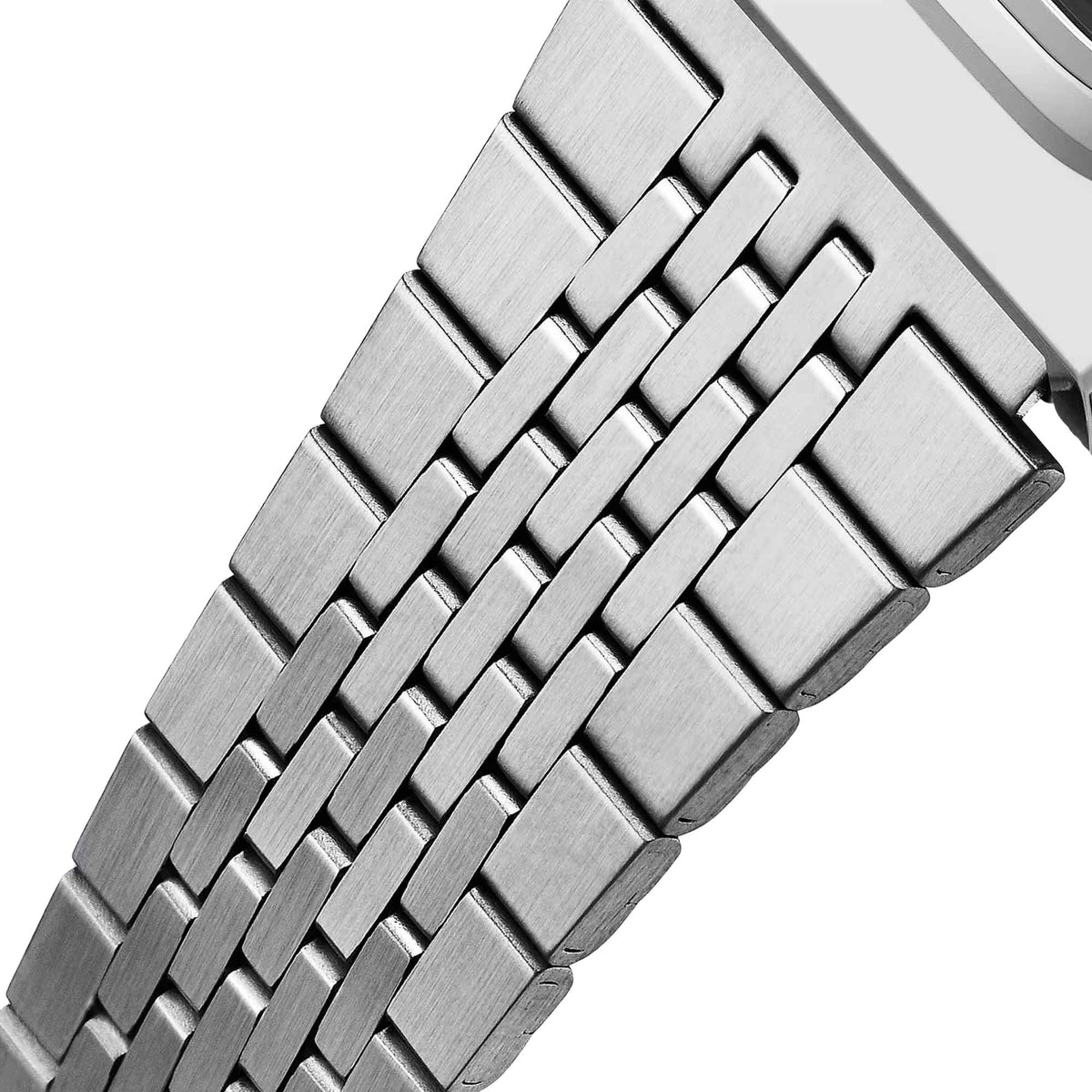 Casio Vintage 37mm Digital Steel Quartz Watch A140WE-2AEF