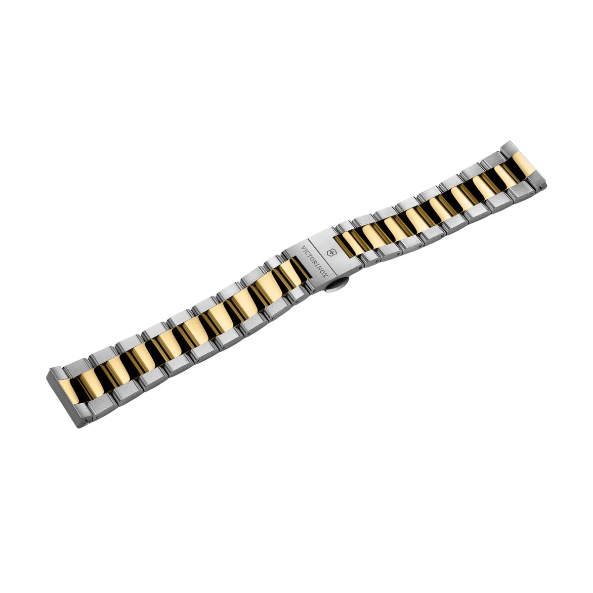 Victorinox Premium 21mm Steel Two-Tone Watch Strap V.60111
