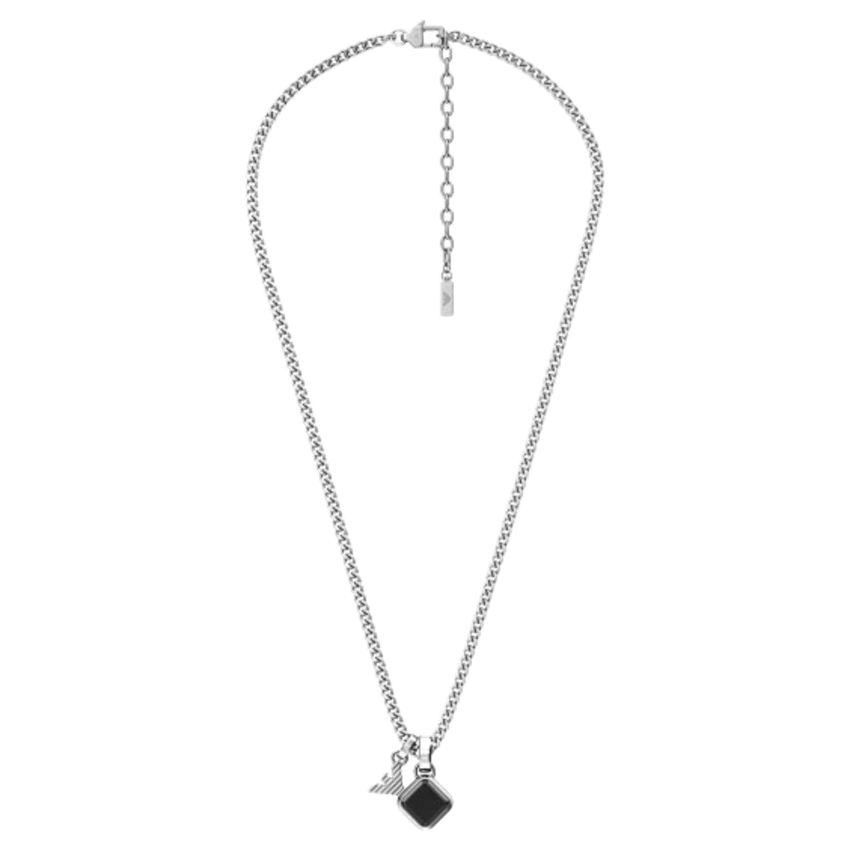 Emporio Armani Eagle Logo Steel Mens Necklace EGS3387040