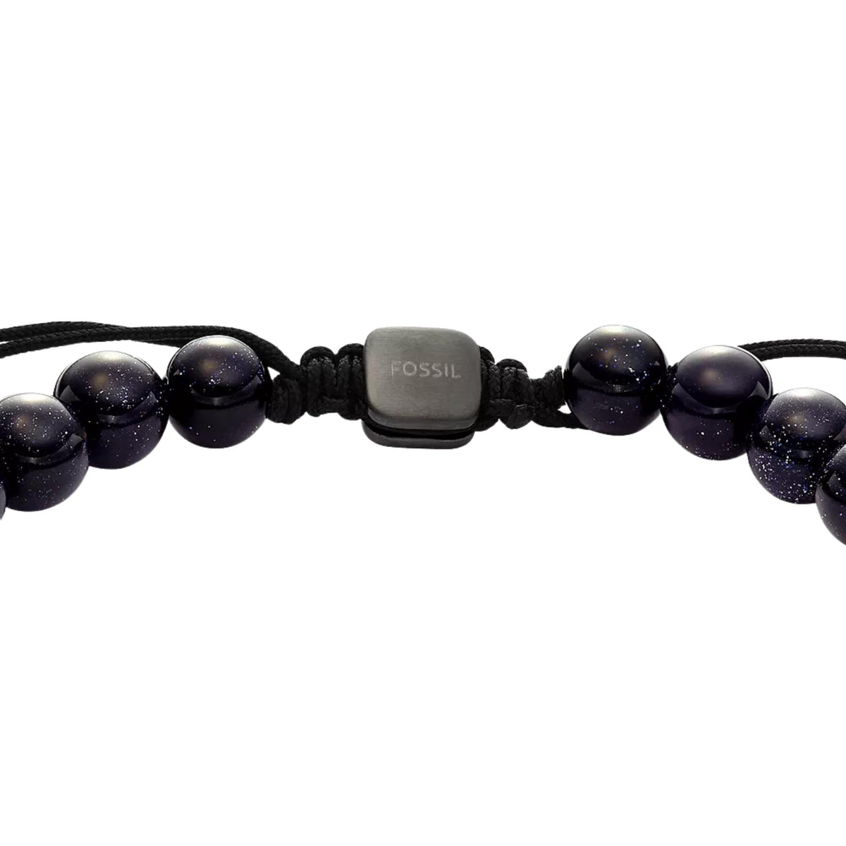 Fossil Galaxy Beads Steel Blue Mens Bracelet JF04819060