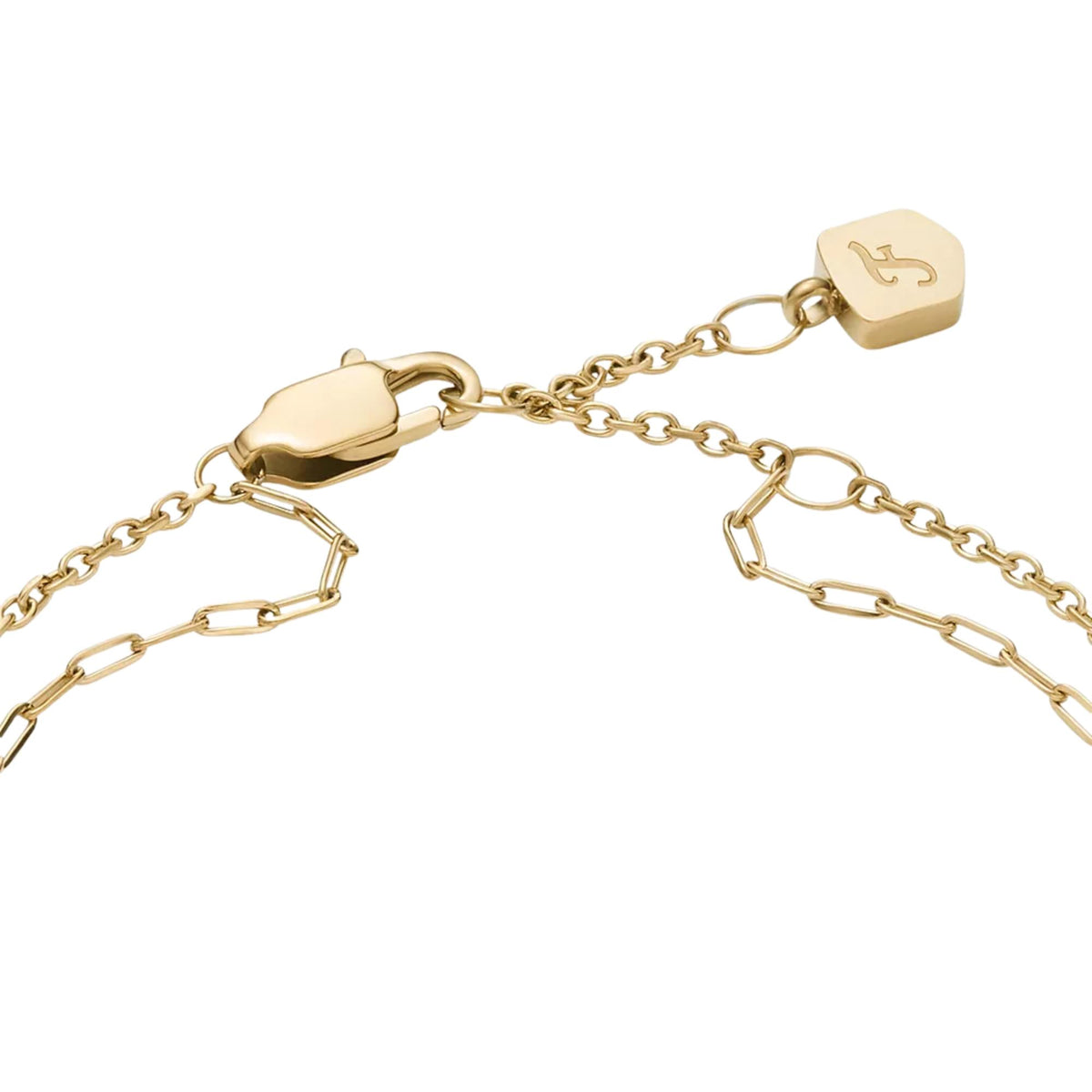 Fossil Ellis Shaky Glitz Gold Steel Ladies Bracelet JF04895710