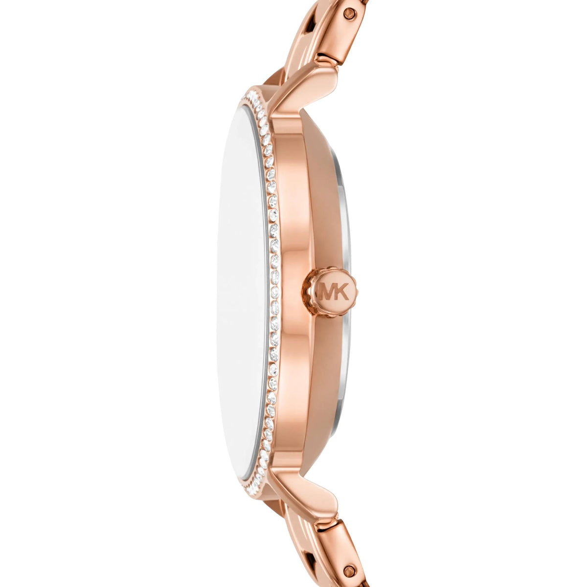 Michael Kors Pyper 32mm Rose Gold Dial Steel Ladies Quartz Watch MK7645SET