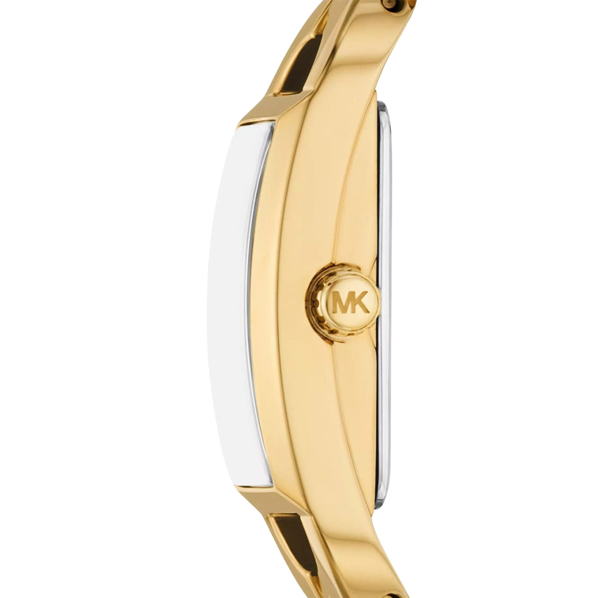Michael Kors MK Empire 14mm Gold Dial Steel Ladies Quartz Watch MK7649