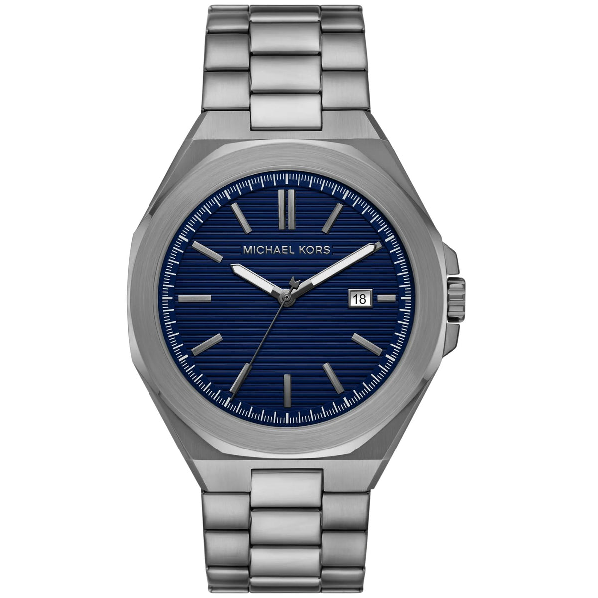 Michael Kors Callum 44mm Blue Dial Steel Mens Quartz Watch MK9290