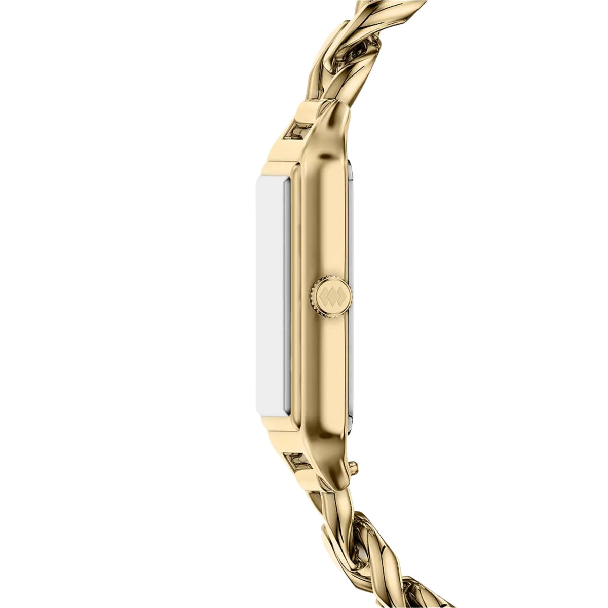 Fossil Raquel 23mm Gold Dial Steel Ladies Quartz Watch ES5478