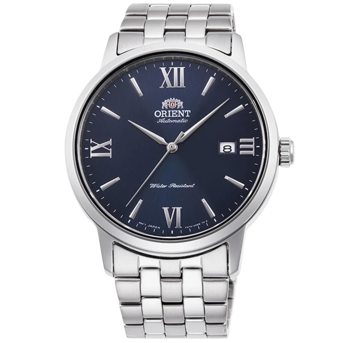 Orient Symphony 41mm Blue Dial Steel Mens Automatic Watch RA-AC0F09L30B