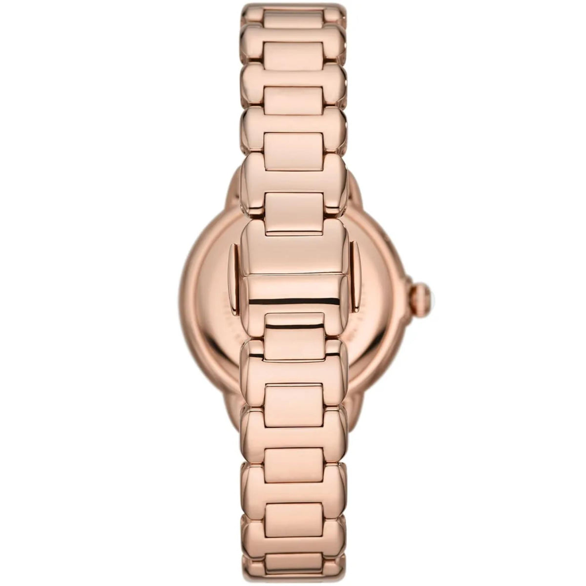 Emporio Armani Mia 32mm Mother of Pearl Dial Rose Gold-Tone Steel Ladies Quartz Watch AR11523
