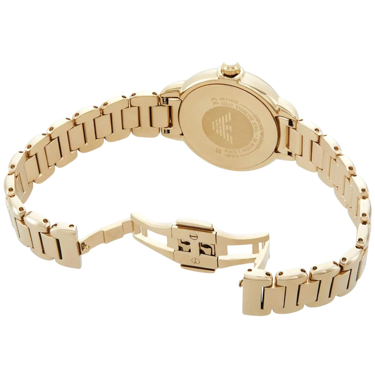 Emporio Armani Mia 32mm Cream Dial Yellow Gold-Tone Steel Ladies Quartz Watch AR11609