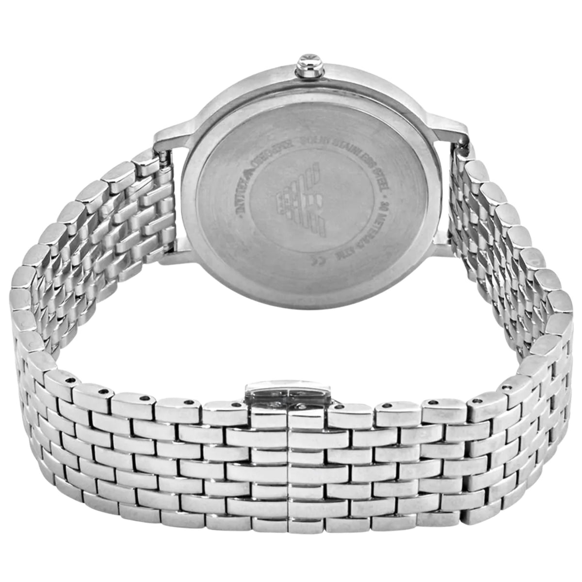 Emporio Armani Kappa 28mm Mother of Pearl Dial Steel Ladies Quartz Watch AR2511