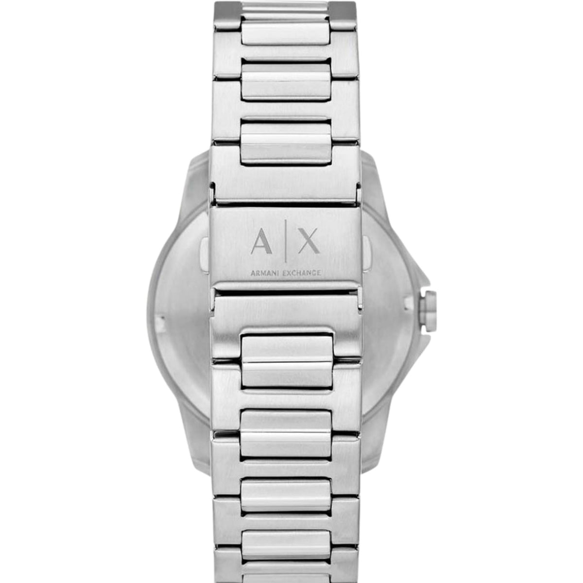 Armani Exchange Banks 44mm Black Dial Steel Mens Quartz Watch AX1764