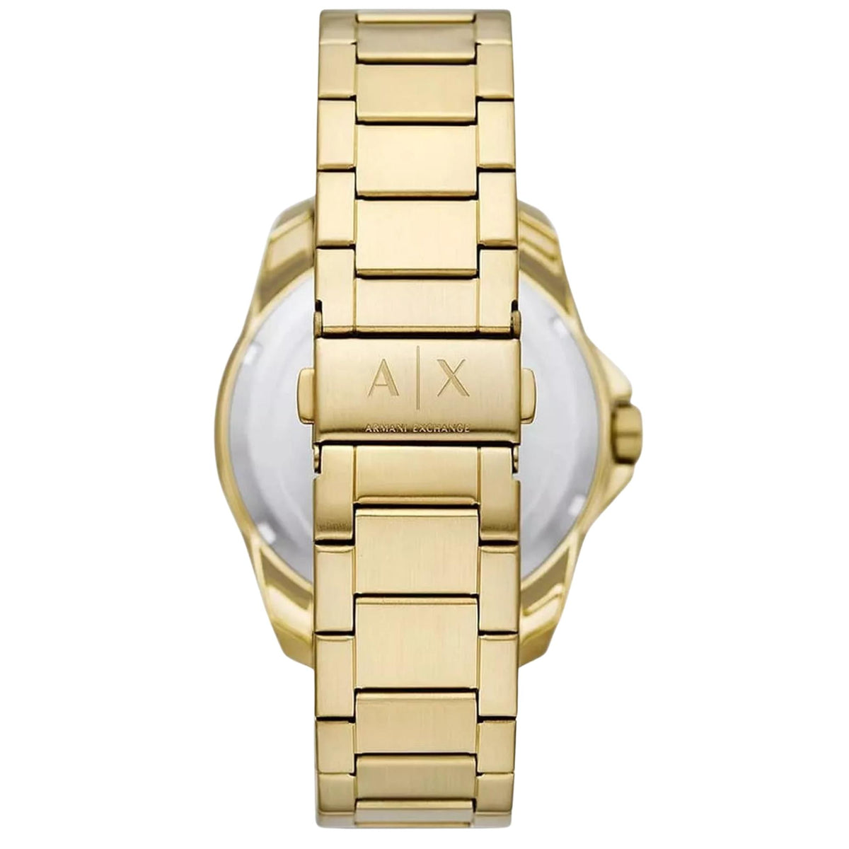 Armani Exchange Spencer 44mm Green Dial Yellow Gold-Tone Steel Mens Quartz Watch AX1951