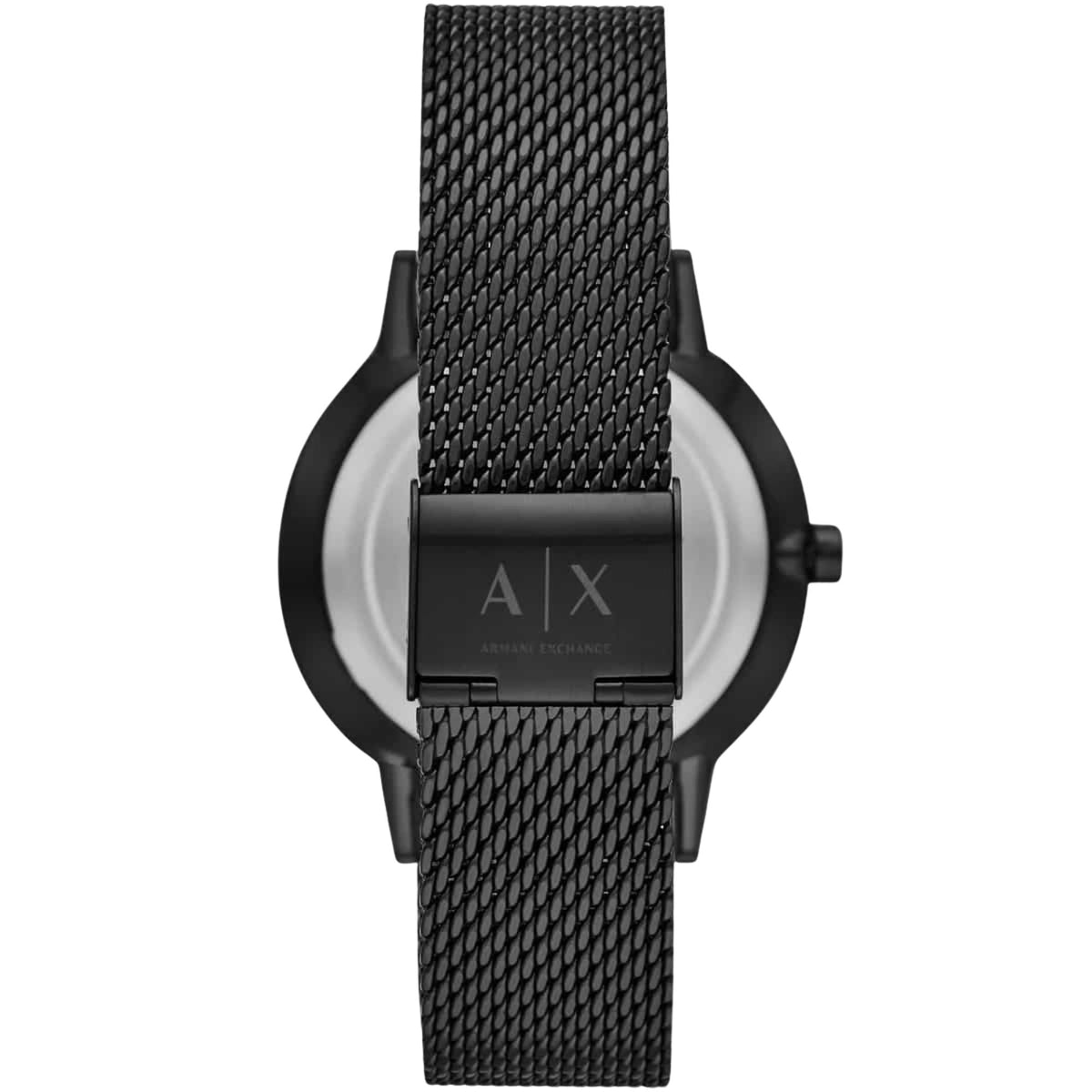 Armani Exchange Cayde 42mm Multifunction Black Dial Steel Mens Quartz Watch AX2716