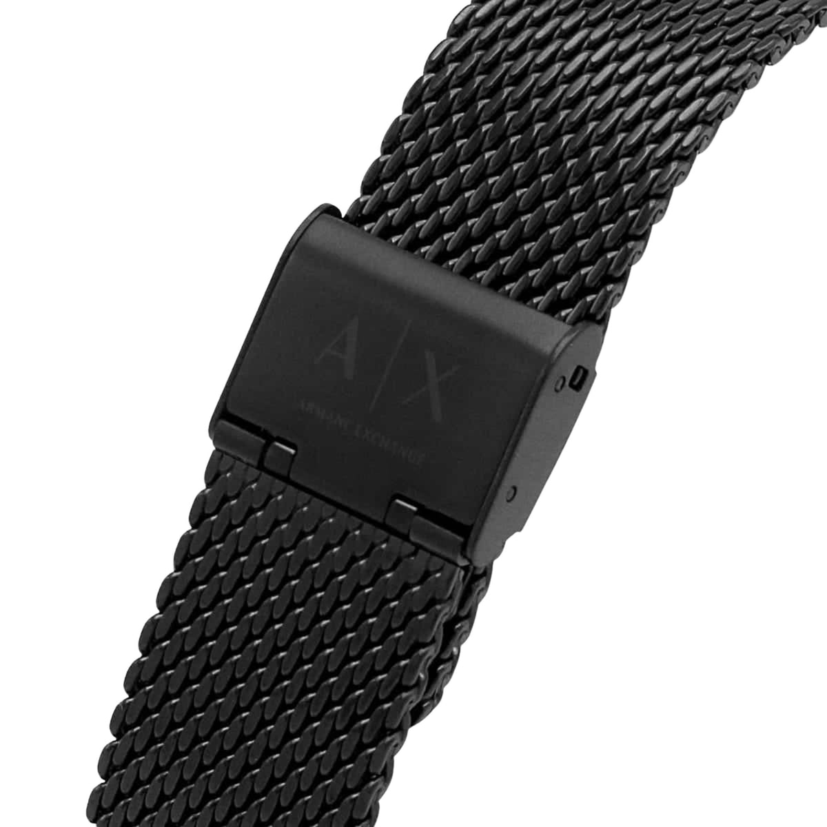 Armani Exchange Cayde 42mm Multifunction Black Dial Steel Mens Quartz Watch AX2716