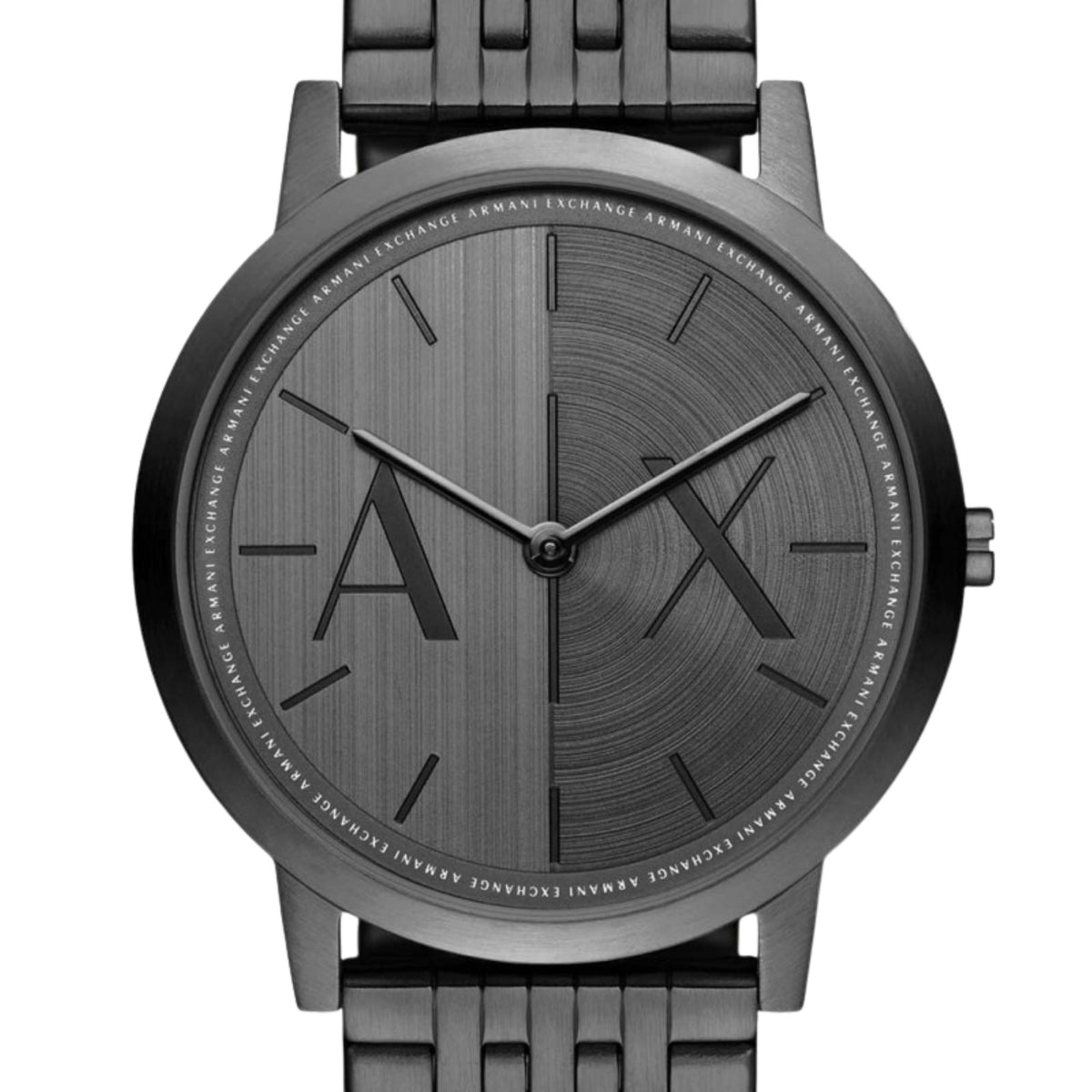 Armani Exchange Dale 40mm Black Dial Steel Mens Quartz Watch AX2872
