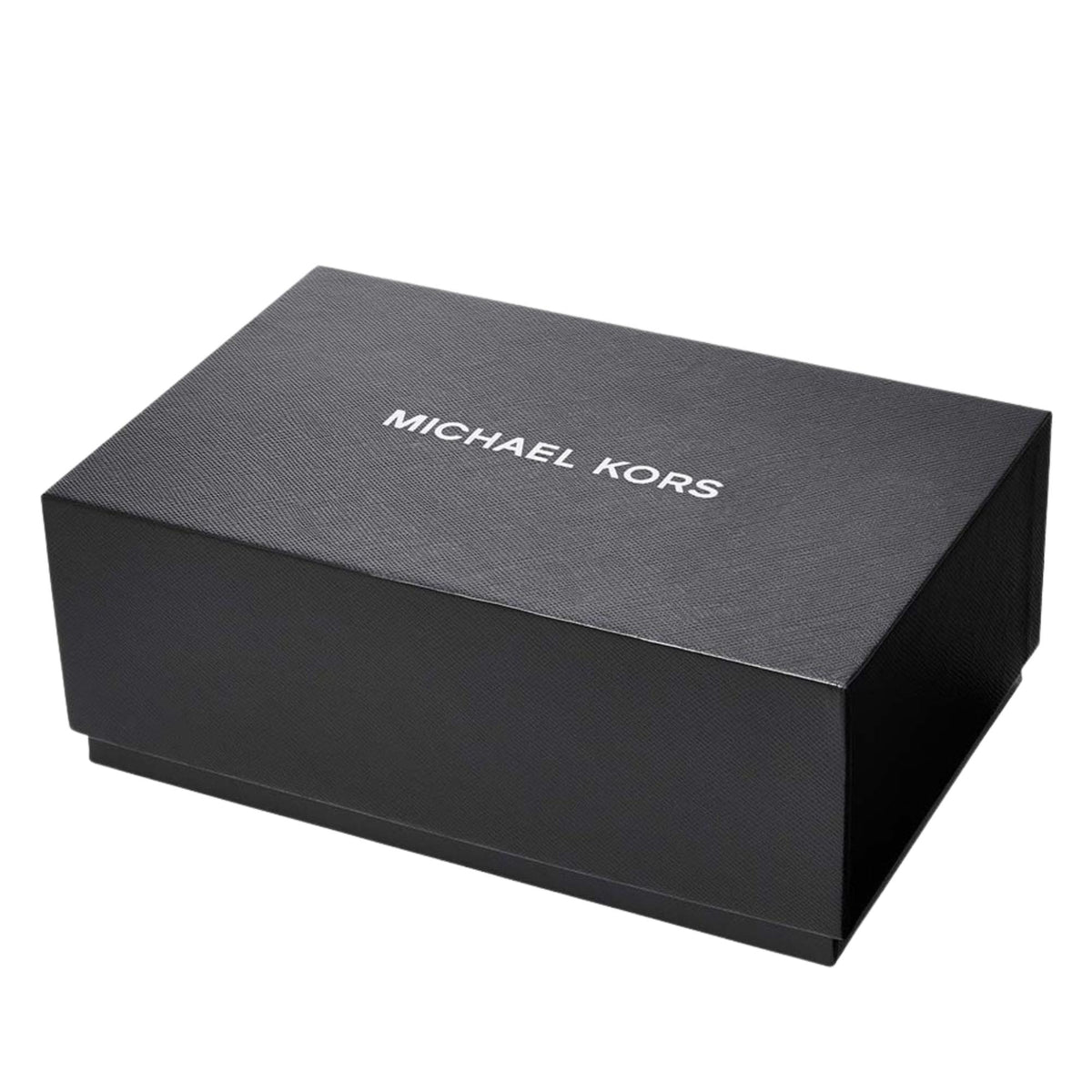 Michael Kors Sim Runway 44mm Black Dial Steel Mens Quartz Watch MK1044