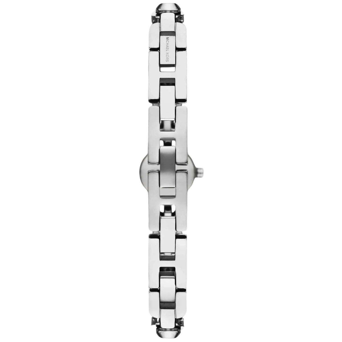 Michael Kors Mini Astor Link 15mm Silver Dial Steel Ladies Quartz Watch MK4872