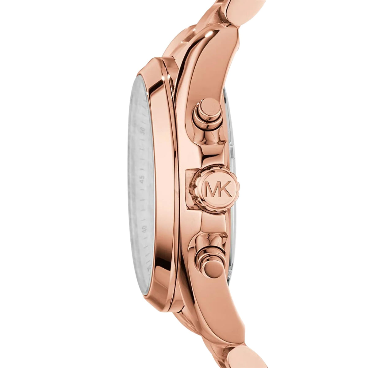 Michael Kors Bradshaw 43mm Chronograph Rose Gold Dial Rose Gold-Tone Steel Ladies Quartz Watch MK5503