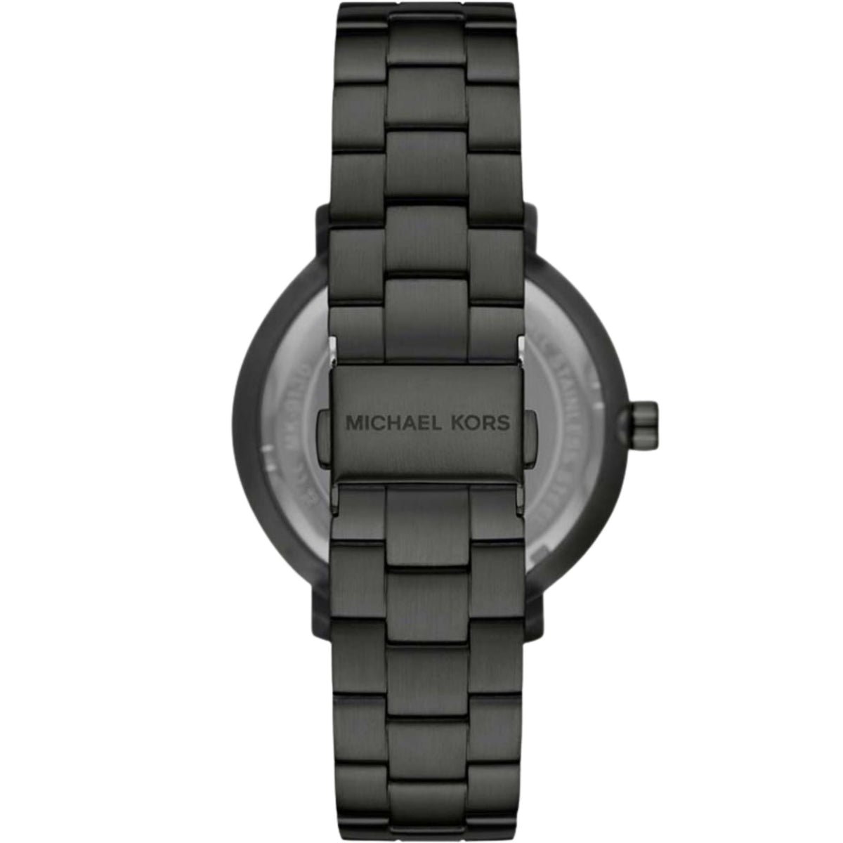 Michael Kors Blake 42mm Black Dial Steel Mens Quartz Watch MK9135