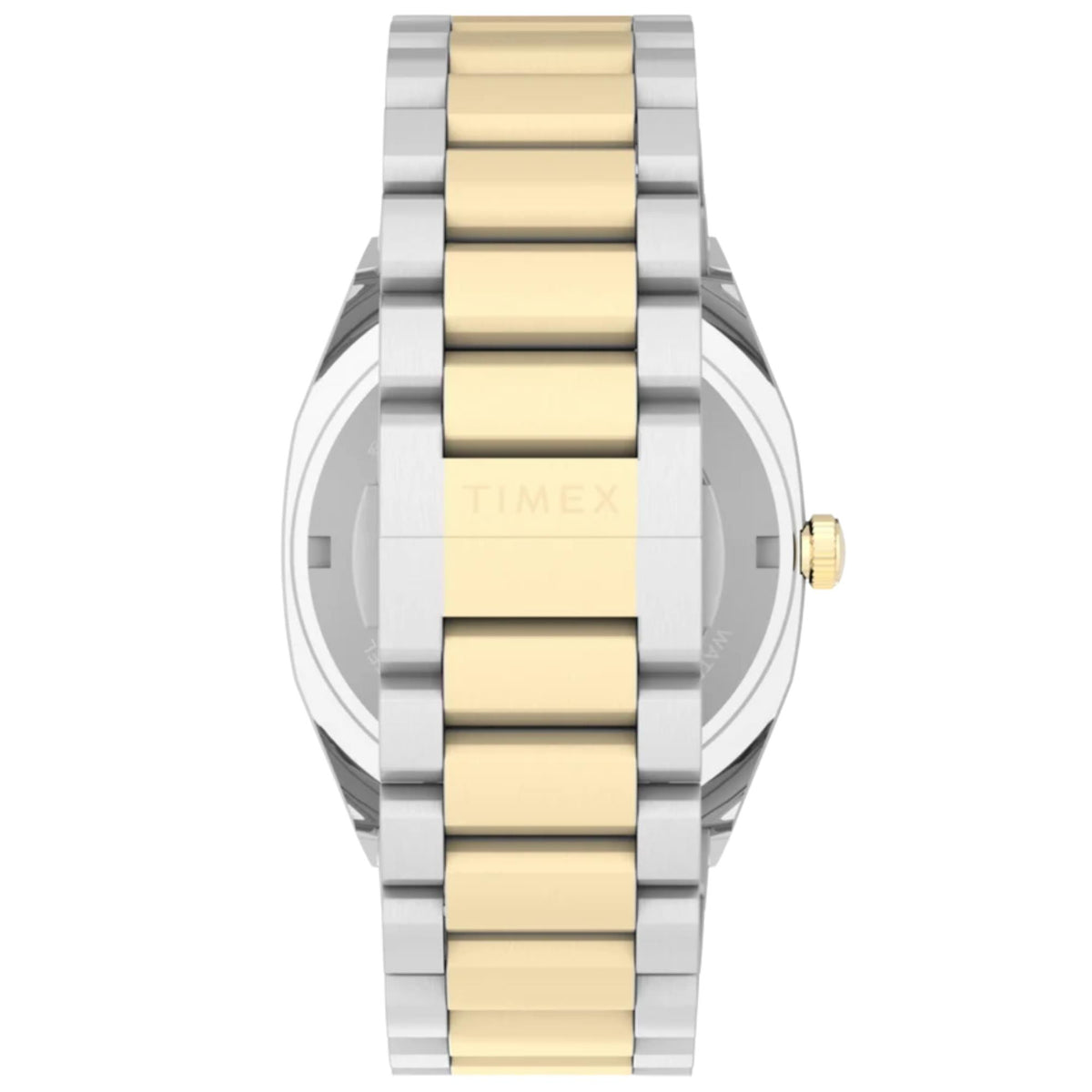 Timex E Line 38mm Silver Dial Two-Tone Steel Mens Automatic Watch TW6A00600