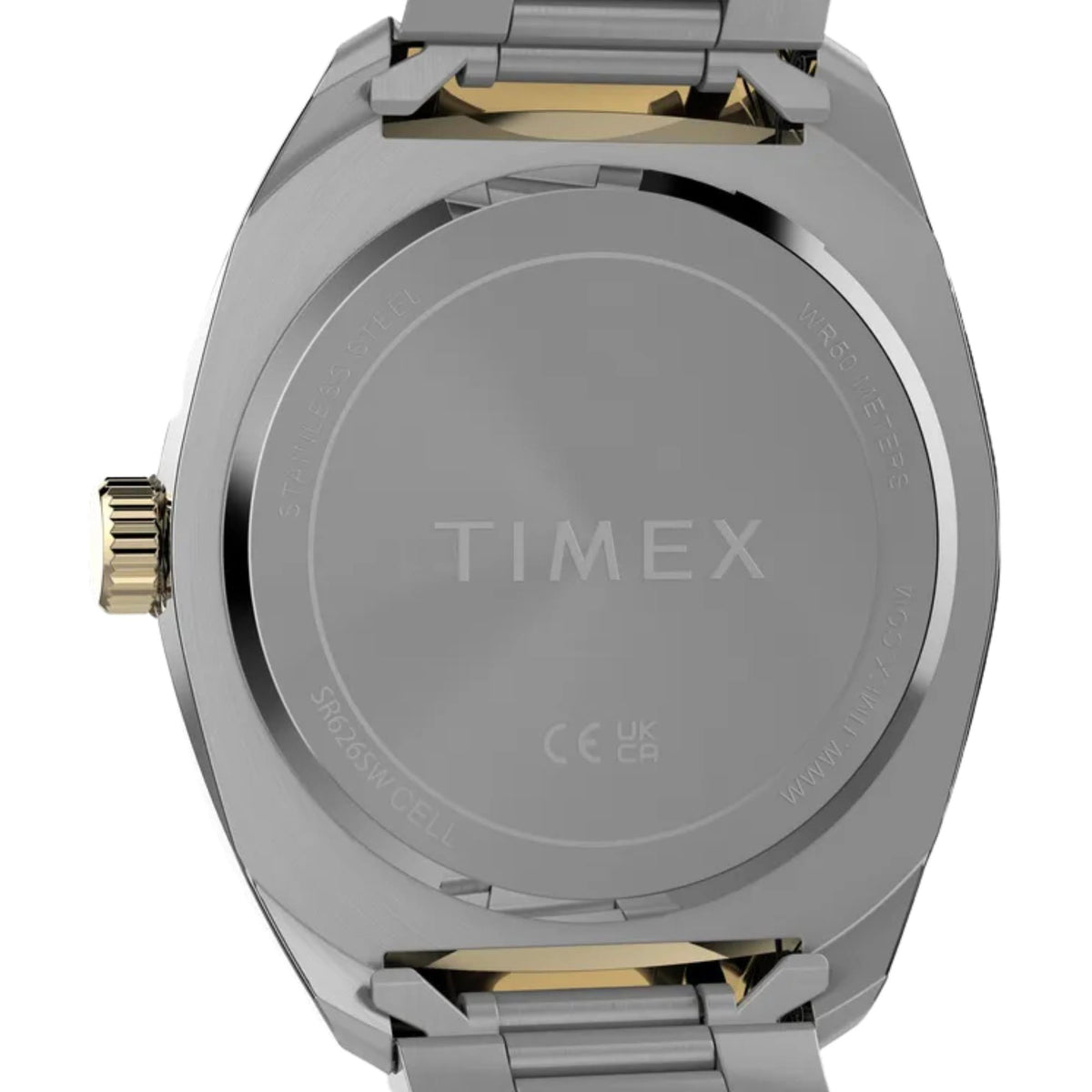 Timex Trend Weston 45mm Black Dial Two-Tone Steel Mens Quartz Watch TW2Y89100