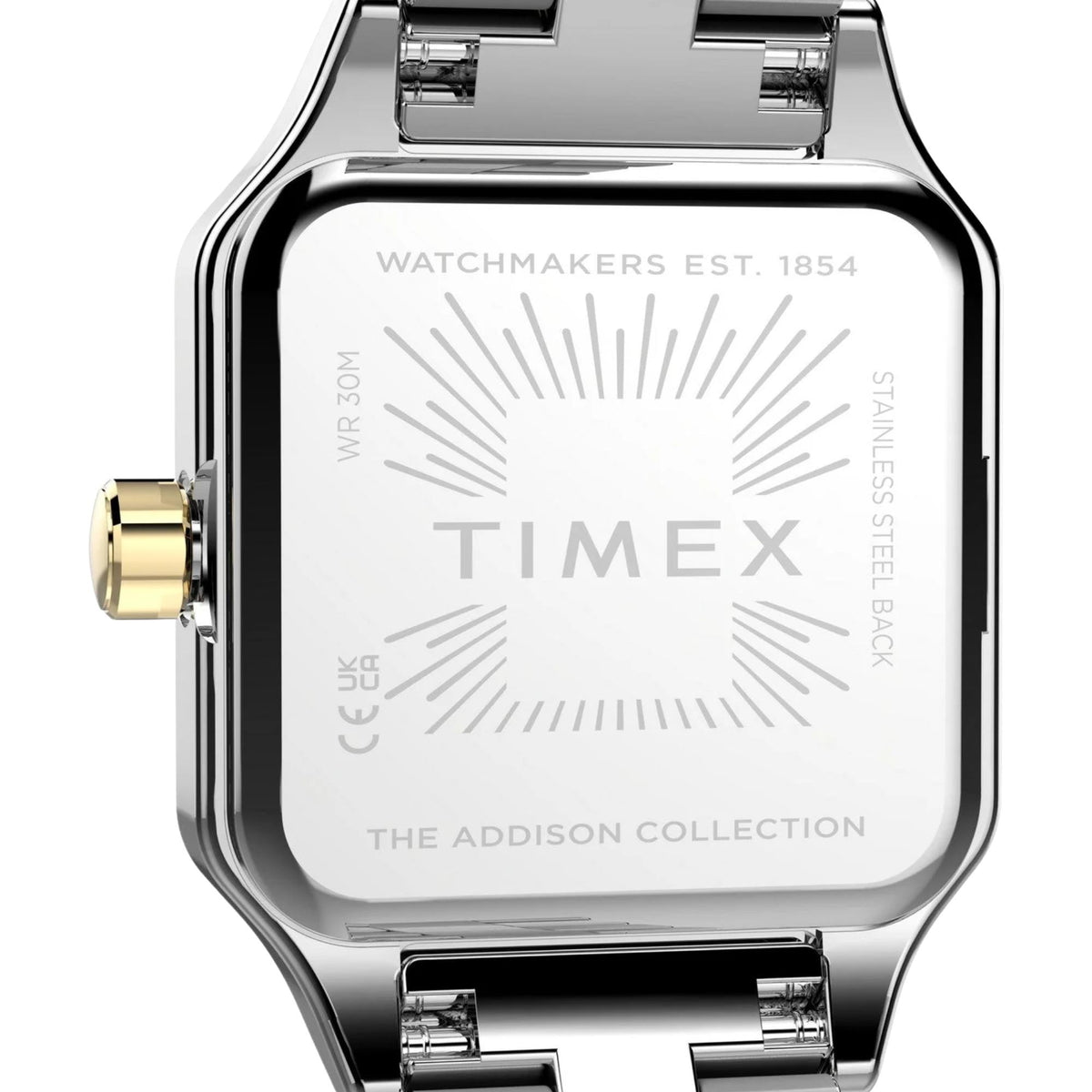 Timex Trend Addison 23mm Silver Dial Two-Tone Steel Ladies Quartz Watch TW2Y90400