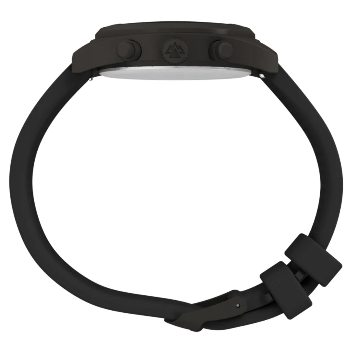 Timex Expedition Capstone 41mm Chronograph Black Dial Silicone Mens Quartz Watch TW2Y61000