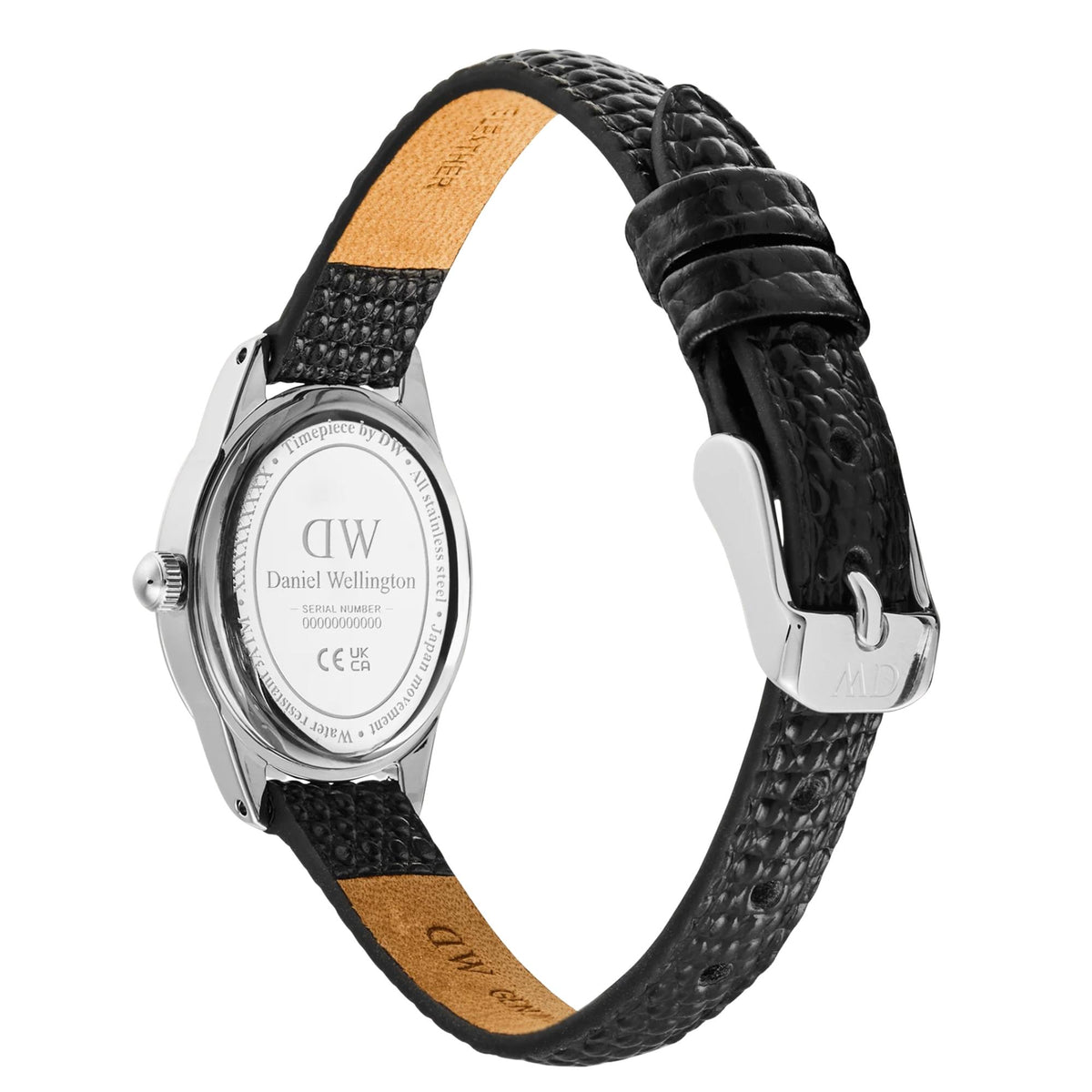 Daniel Wellington Ophelia Mini 22mm White Dial Leather Ladies Quartz Watch DW00100887