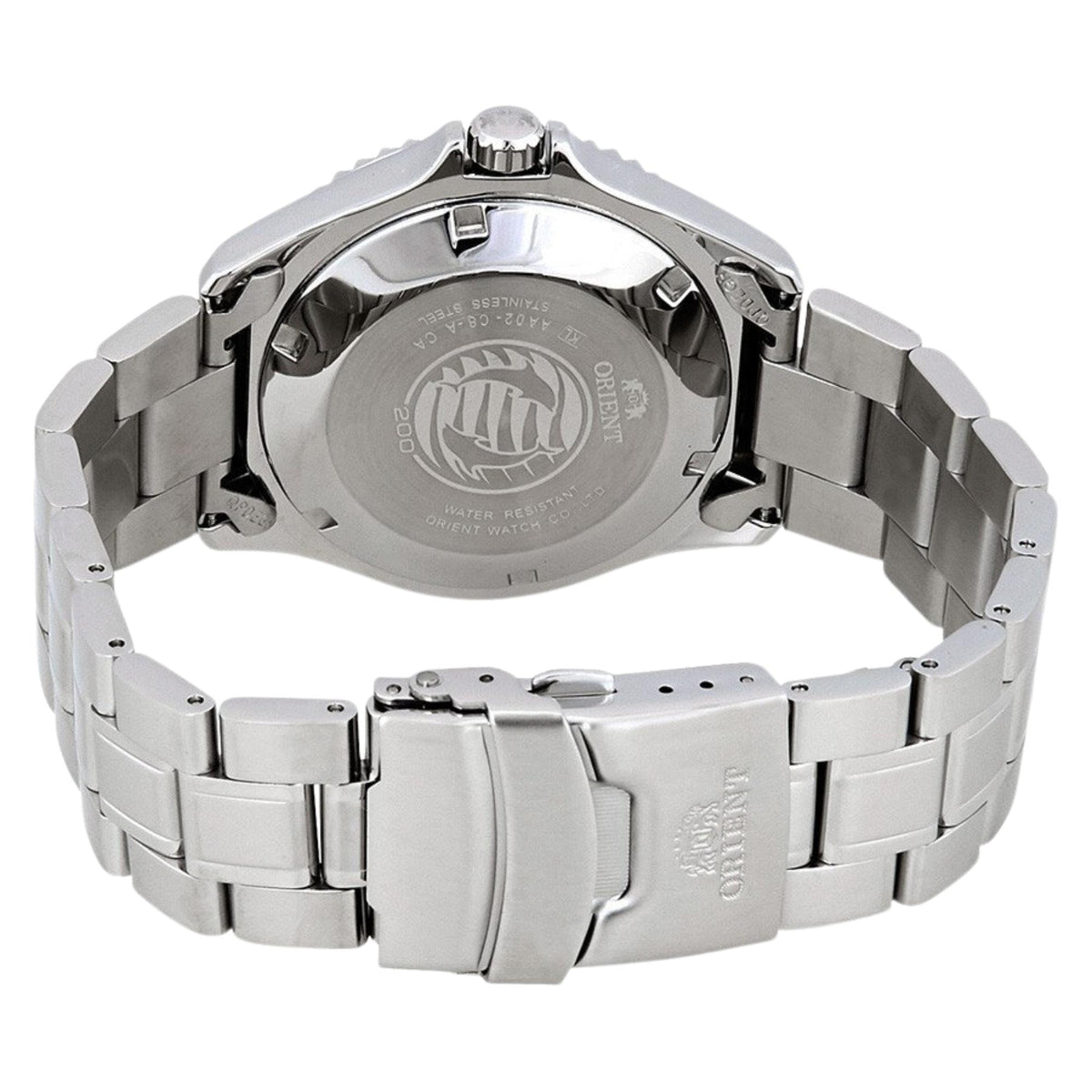 Orient Ray 41.5mm Orange Dial Steel Mens Automatic Watch TAA02006M9