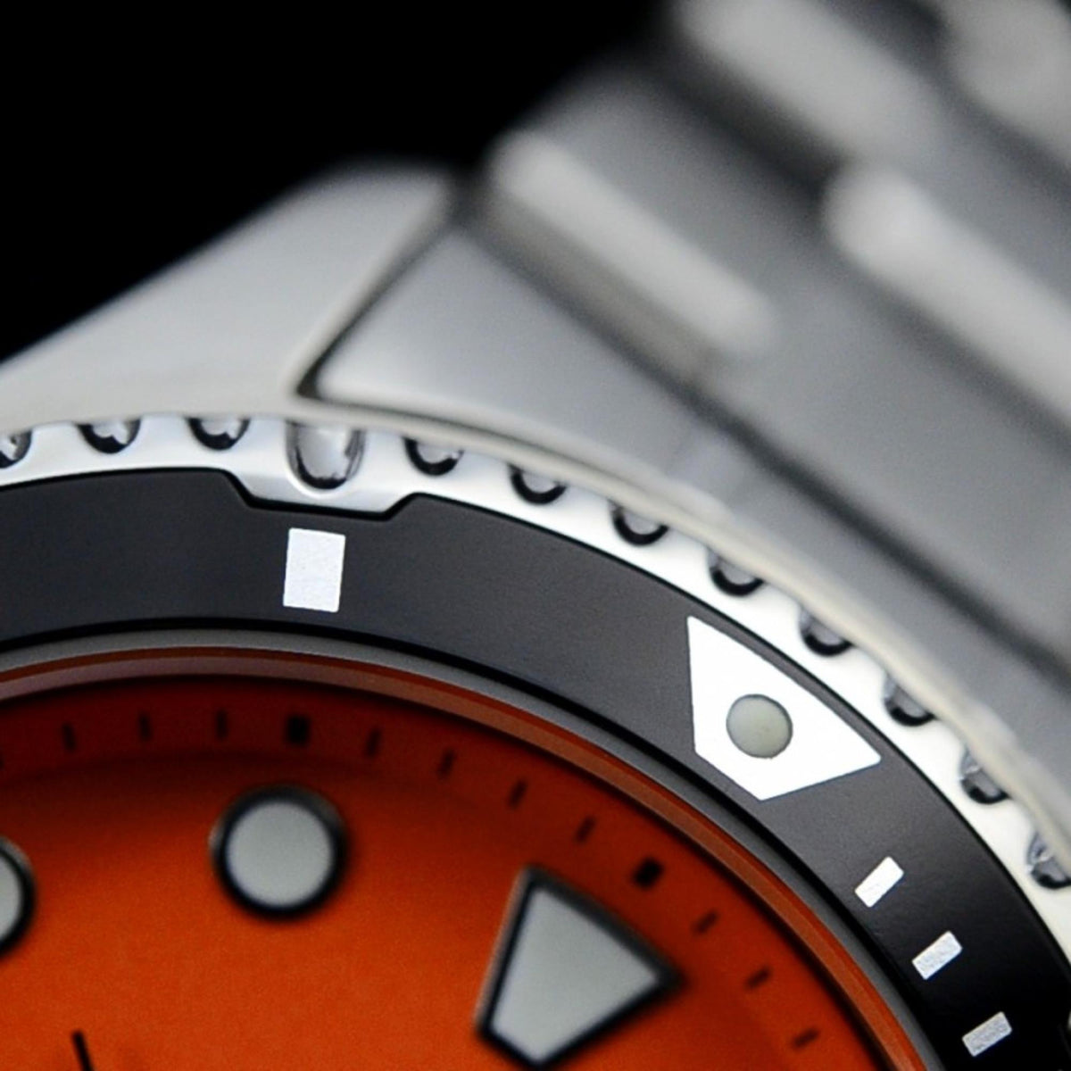 Orient Ray 41.5mm Orange Dial Steel Mens Automatic Watch TAA02006M9