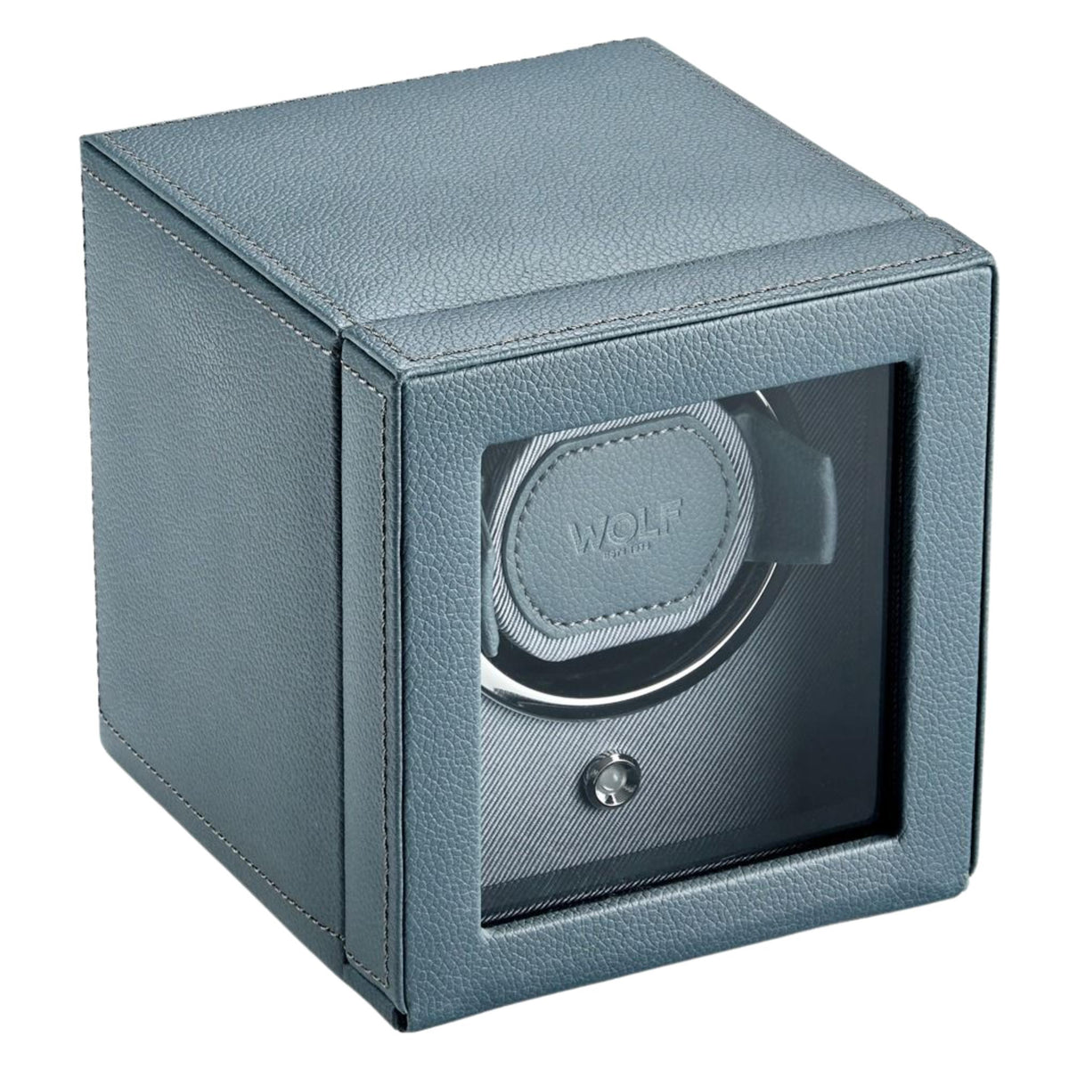 WOLF Cub Future Grey Single Watch Winder with Cover 461165