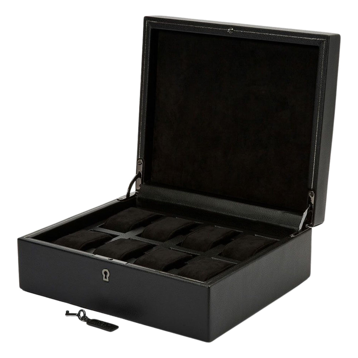 WOLF British Racing Black 8 Piece Watch Box 792602