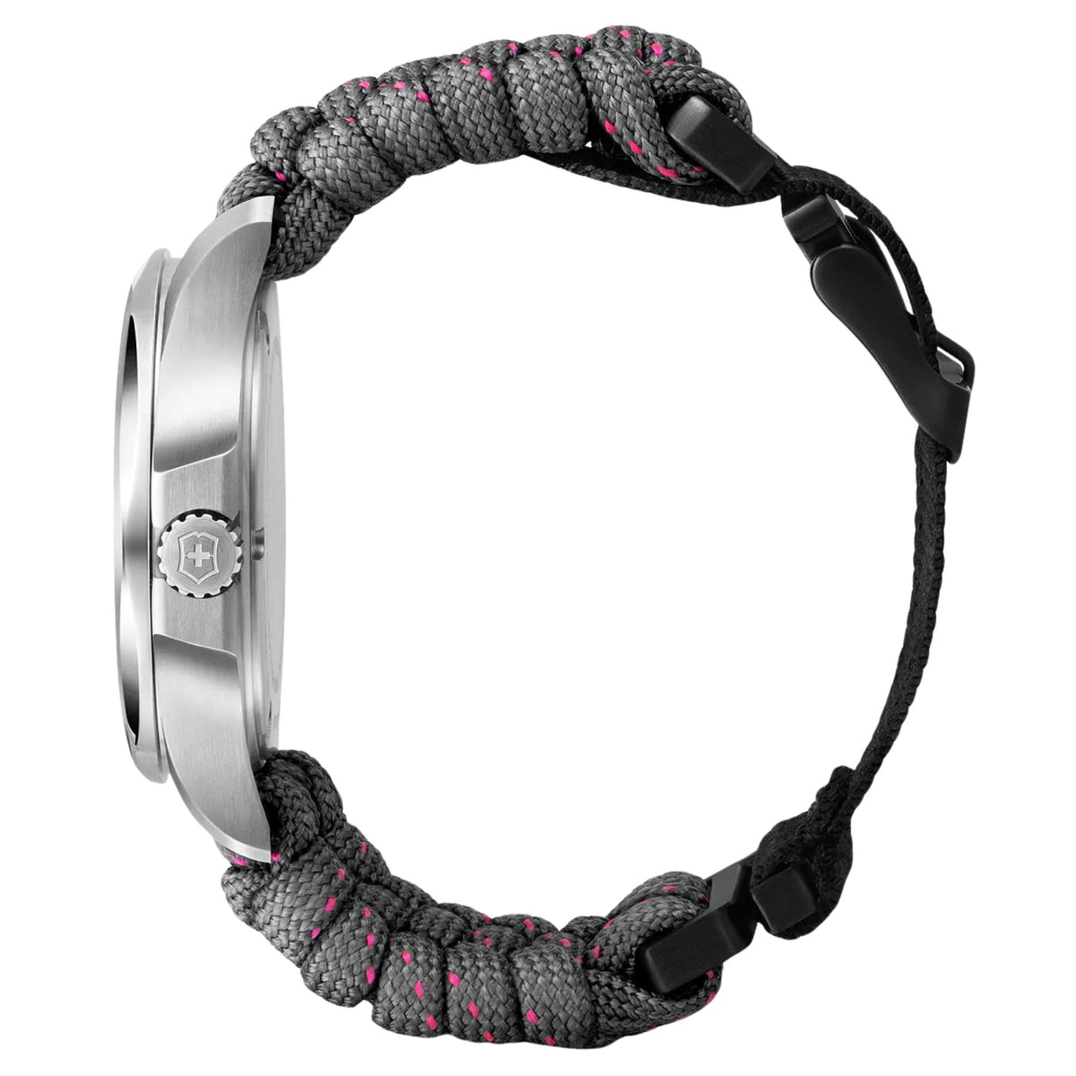 Victorinox I.N.O.X. V 37mm Grey Dial Paracord Ladies Quartz Watch 241920