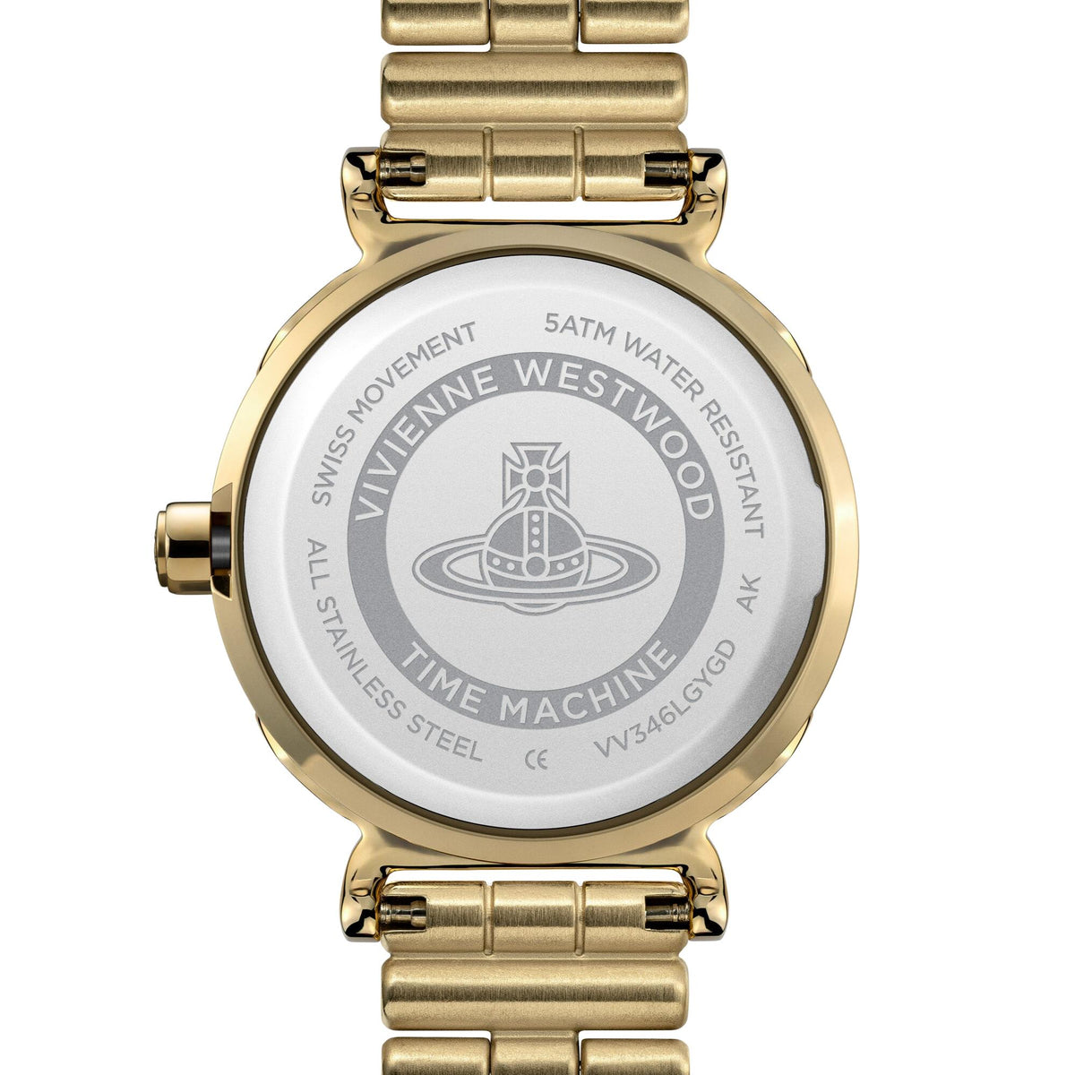 Vivienne Westwood The Chelsea 31mm Cream Dial Yellow Gold-Tone Steel Ladies Quartz Watch VV346LGYGD