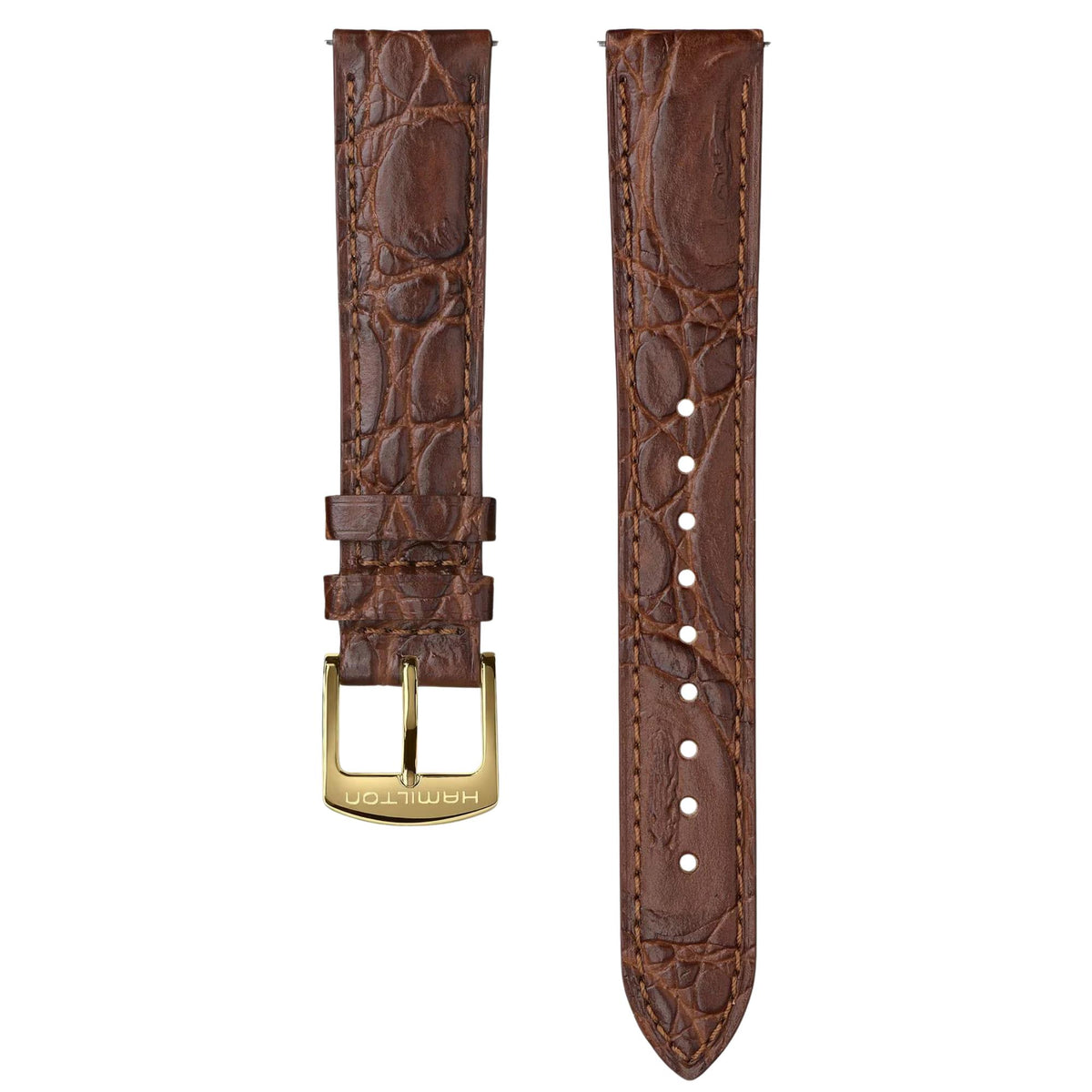 Hamilton American Classic 18mm Brown Leather Strap H690134101