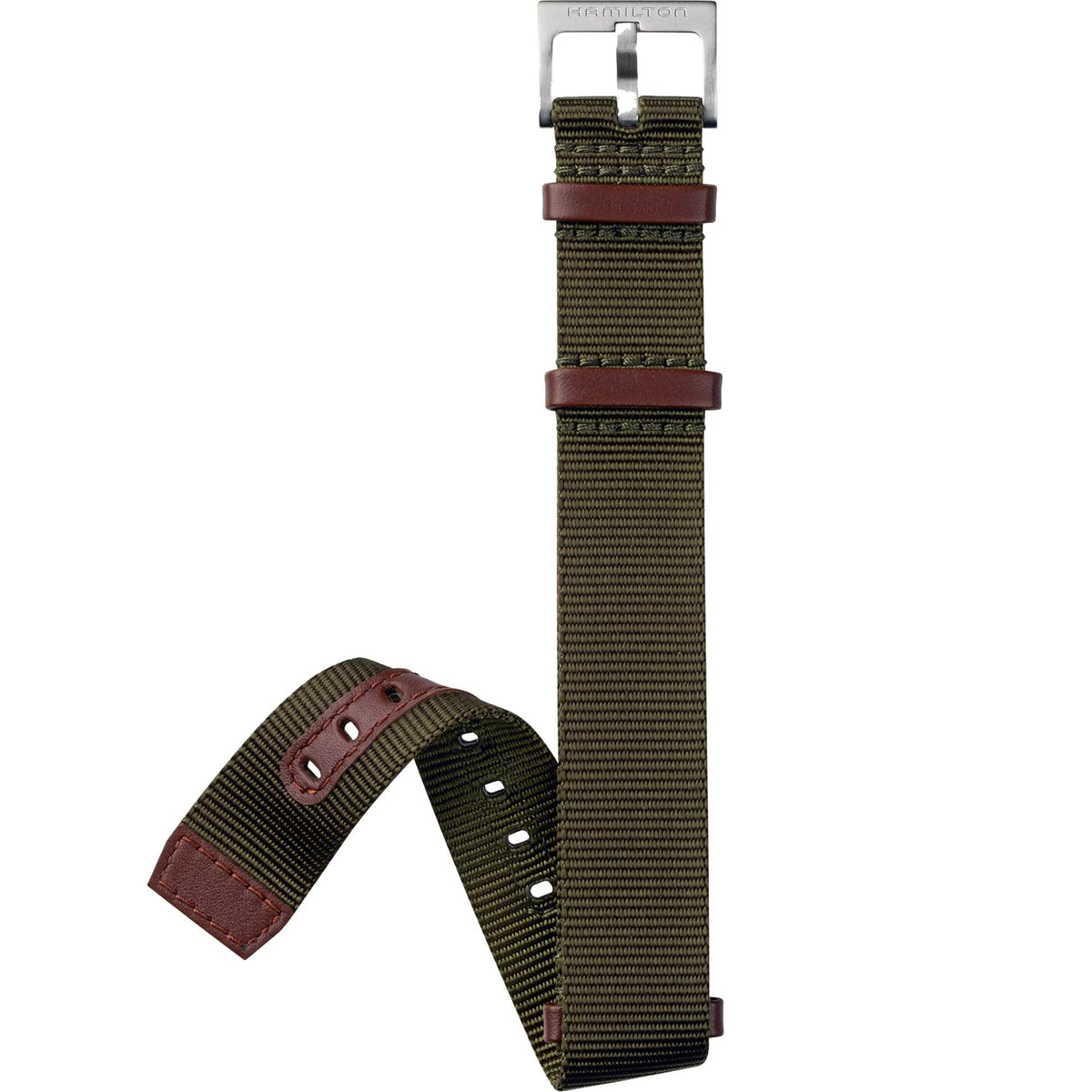 Hamilton Khaki Field 20mm Green Textile NATO Strap H690694102