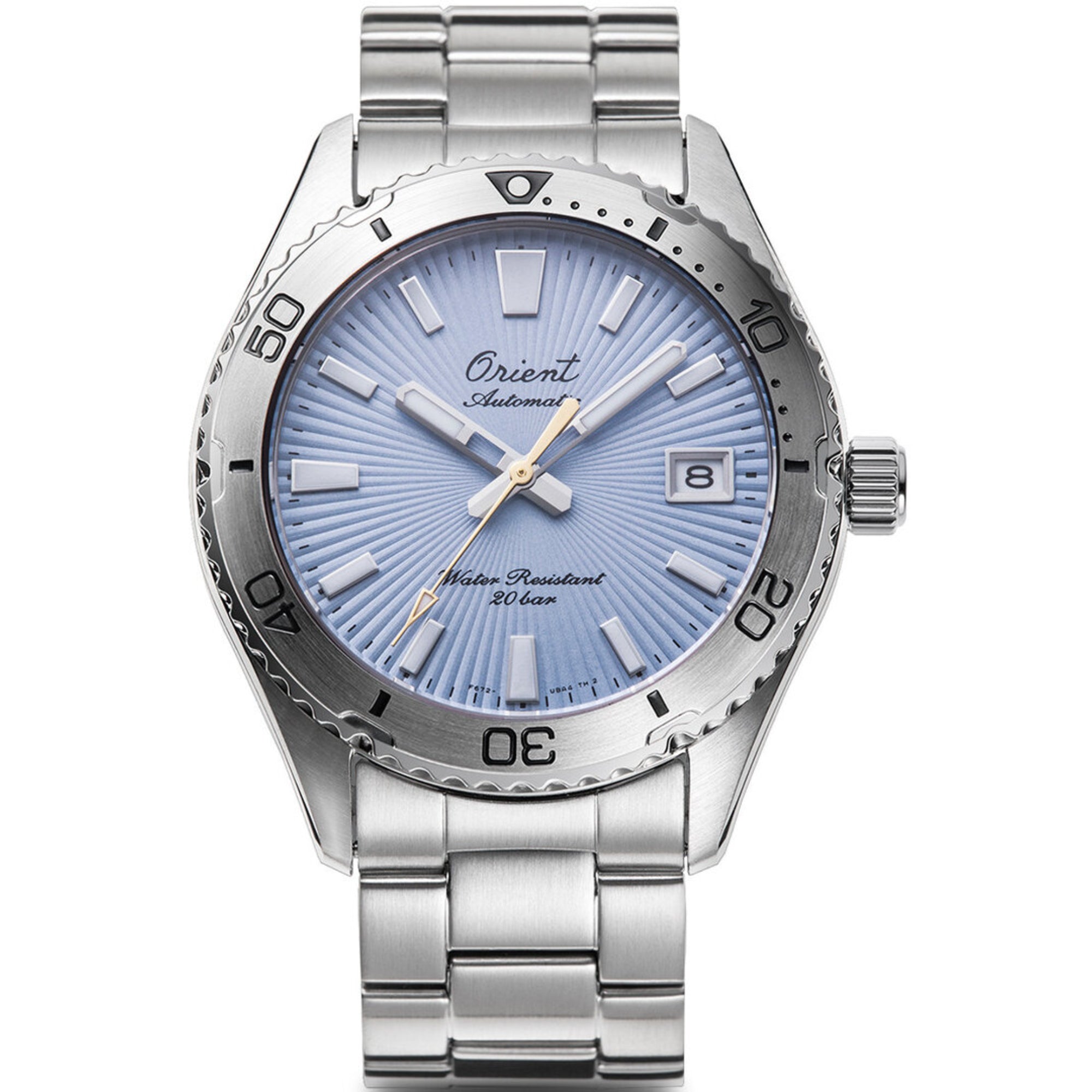 Orient Mako 75th Anniversary Limited Edition Automatic Blue Dial Steel Strap Men's Watch RA-AC0Q12L30B