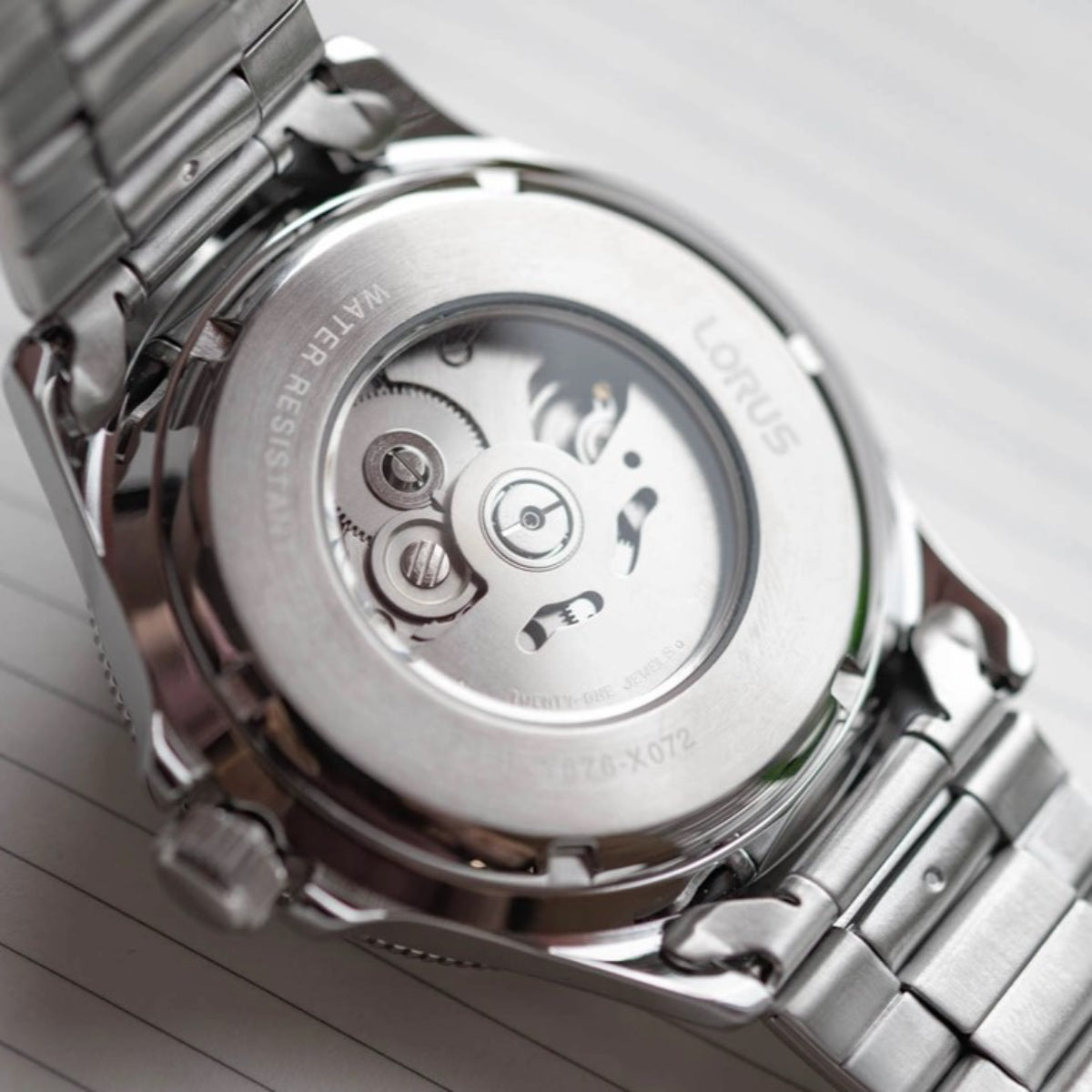 Lorus Sport Classic Green Sunray Dial Steel Strap Men’s Watch RL463BX9