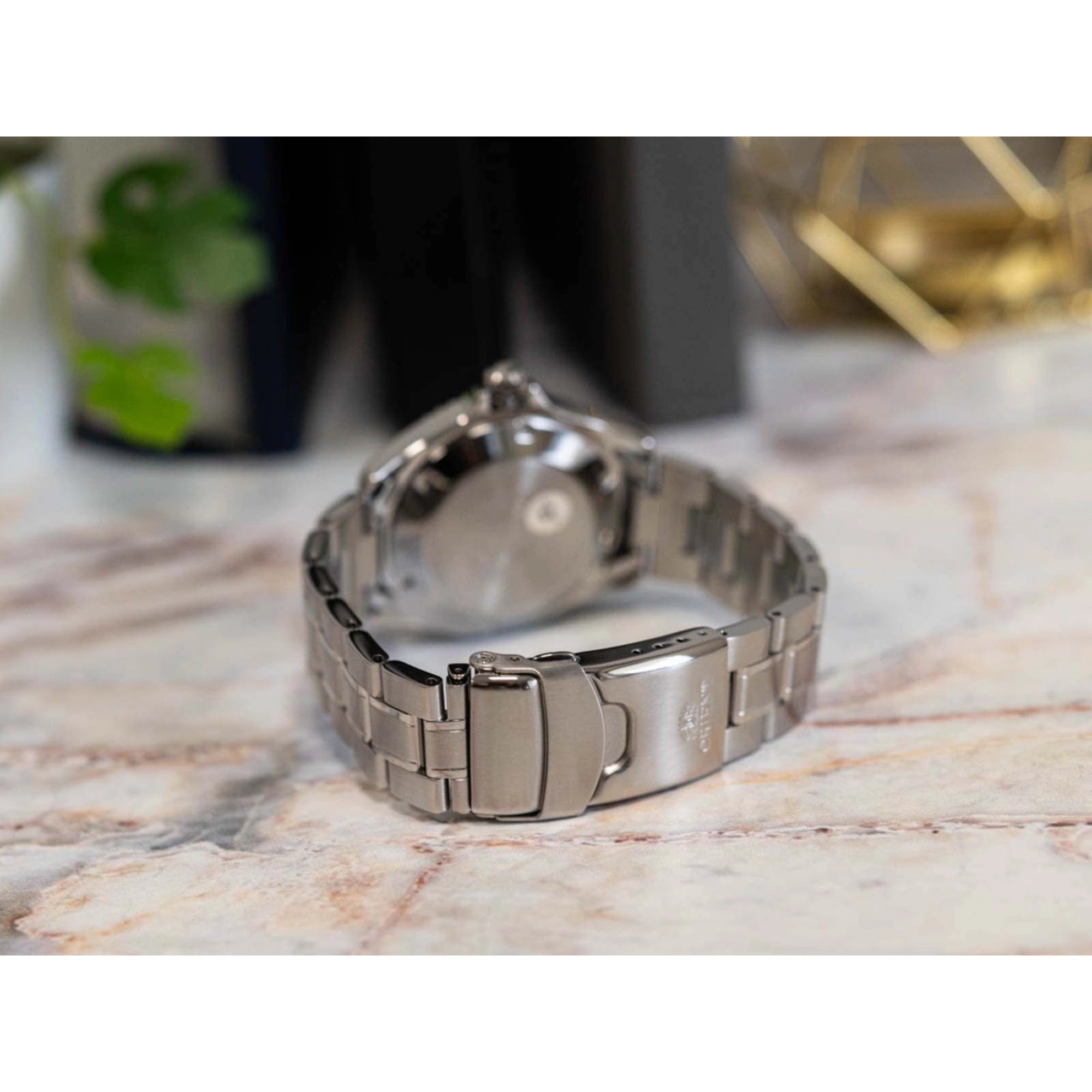 Orient Mako Ray II Automatic Black Dial Steel Strap Men's Dive Watch TAA02004B9