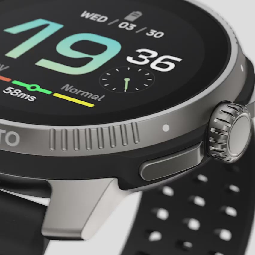 Suunto SS050932000 Race Titanium Charcoal Digital Smart Watch